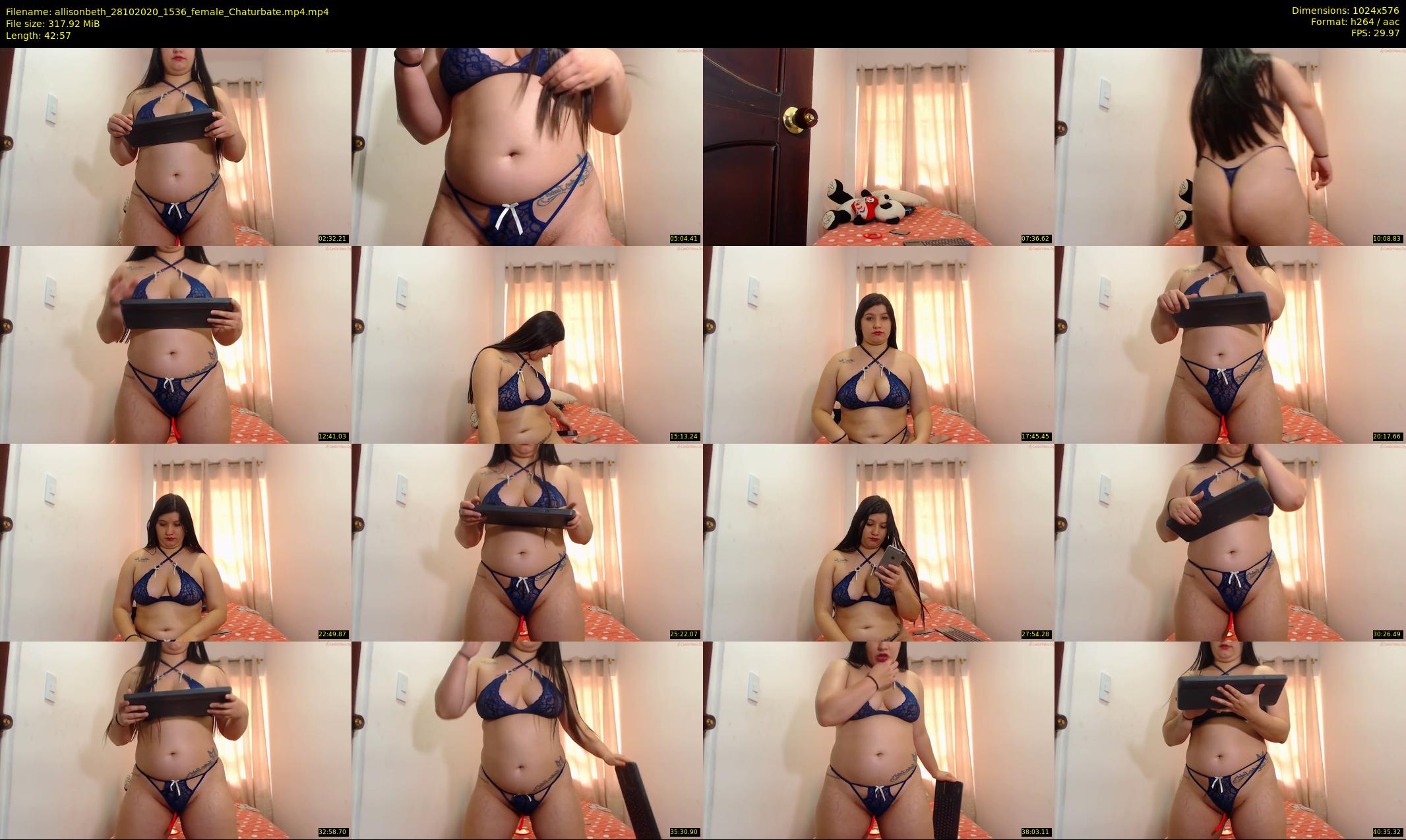 allisonbeth — 43 minute Chaturbate female cam show recording, 480p, Oct 28, 2020