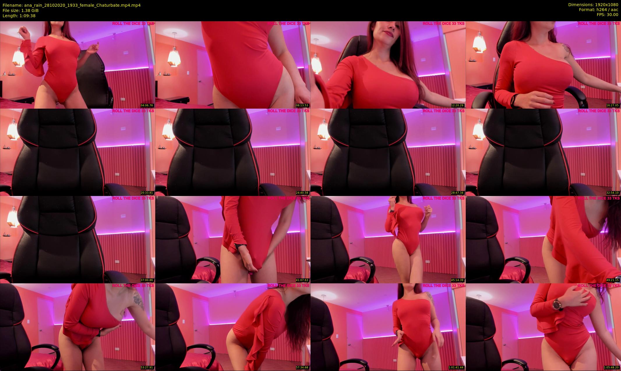 ana_rain — 70 minute Chaturbate female cam show recording, 1080p, Oct 28, 2020