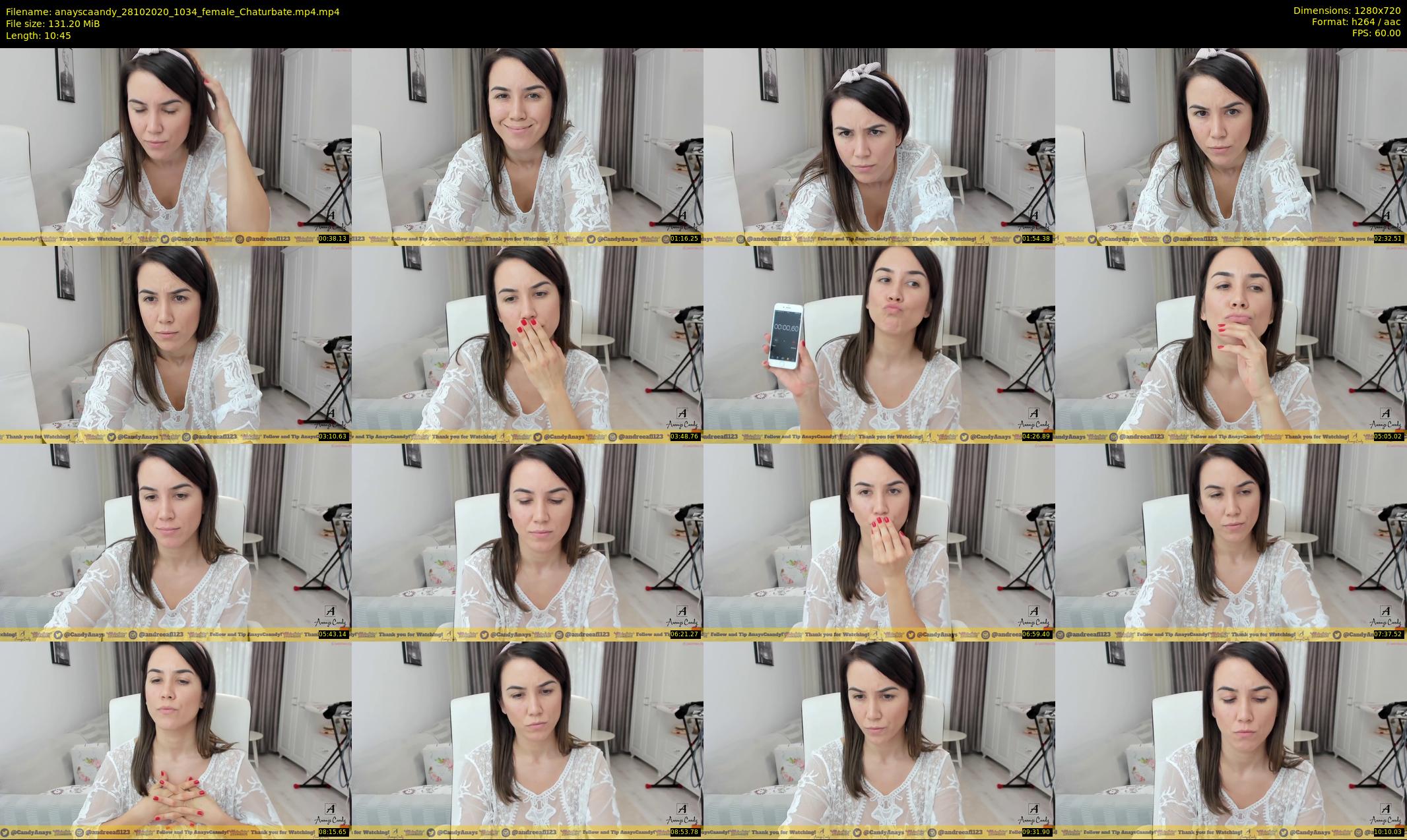 anayscaandy — 11 minute Chaturbate female cam show recording, 720p, Oct 28, 2020