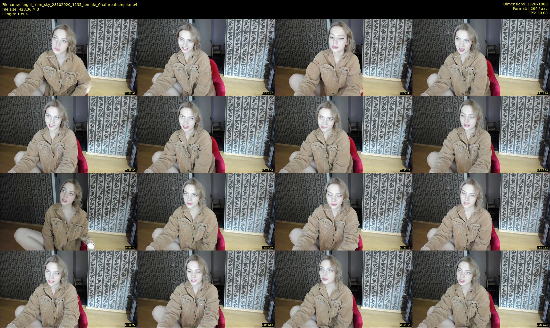angel_from_sky — 20 minute Chaturbate female cam show recording, 1080p, Oct 28, 2020