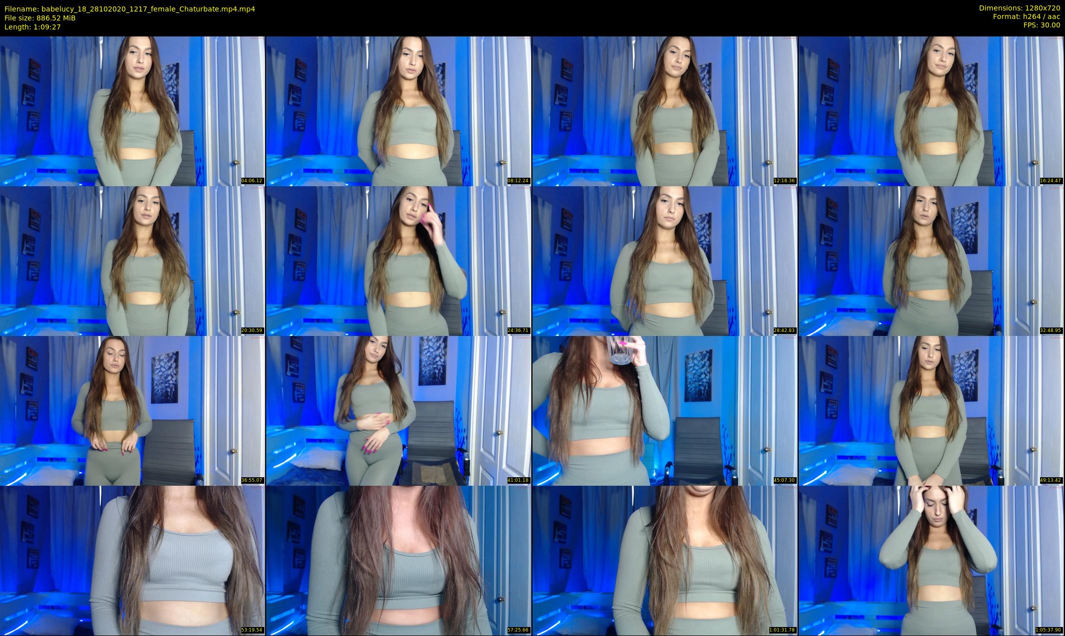 babelucy_18 — 70 minute Chaturbate female cam show recording, 720p, Oct 28, 2020