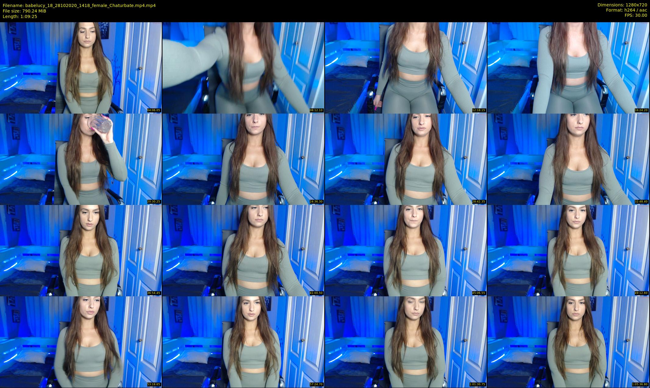 babelucy_18 — 70 minute Chaturbate female cam show recording, 720p, Oct 28, 2020
