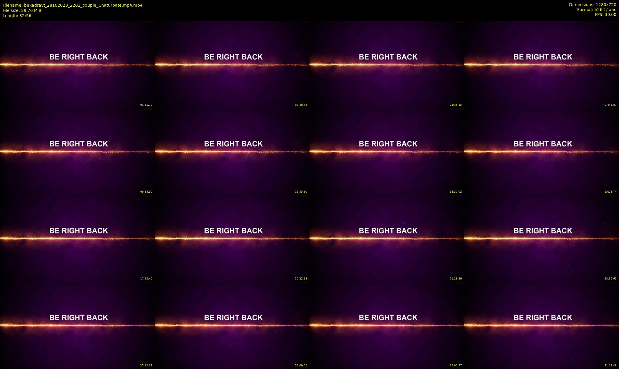 bekadravt — 33 minute Chaturbate couple cam show recording, 720p, Oct 28, 2020