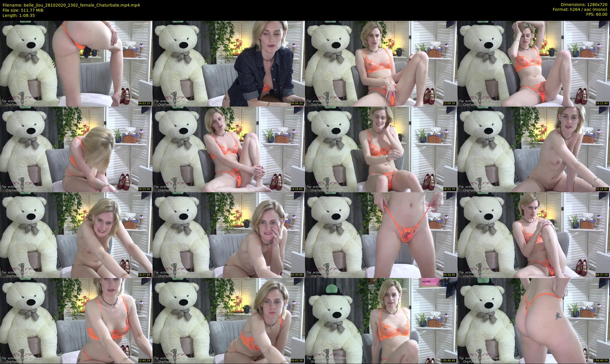 belle_jlou — 69 minute Chaturbate female cam show recording, 720p, Oct 28, 2020