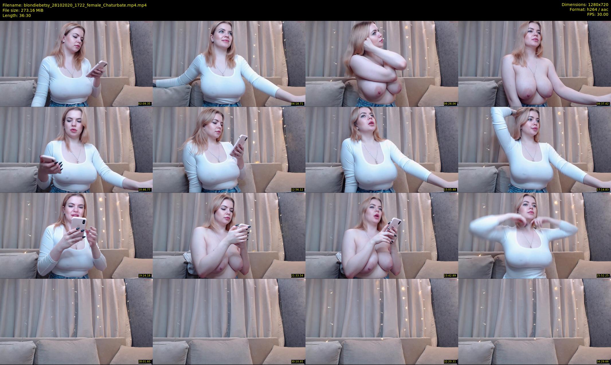 blondiebetsy — 37 minute Chaturbate female cam show recording, 720p, Oct 28, 2020