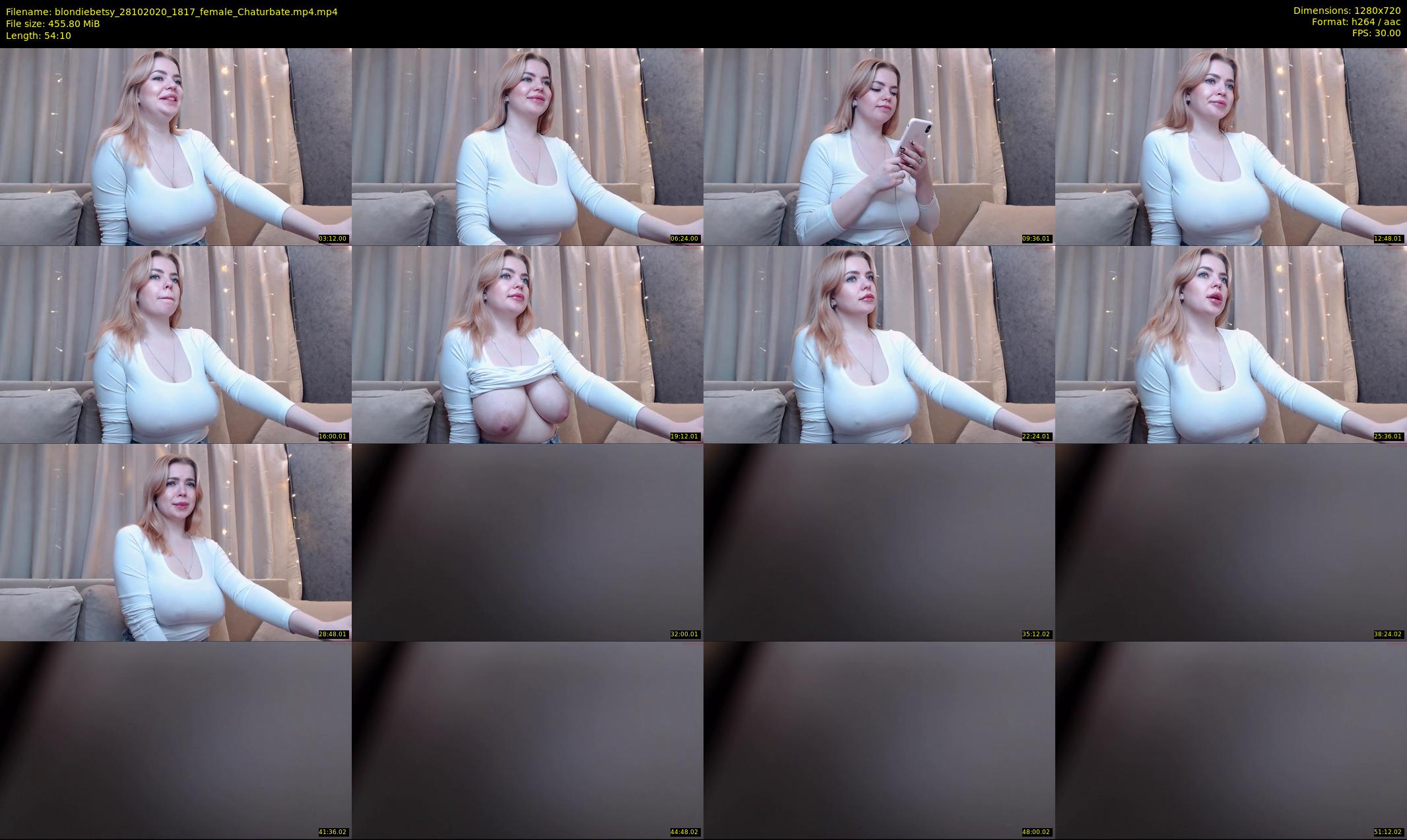 blondiebetsy — 55 minute Chaturbate female cam show recording, 720p, Oct 28, 2020