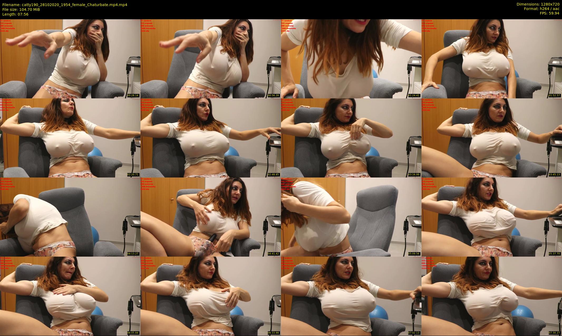 catty190 — 8 minute Chaturbate female cam show recording, 720p, Oct 28, 2020