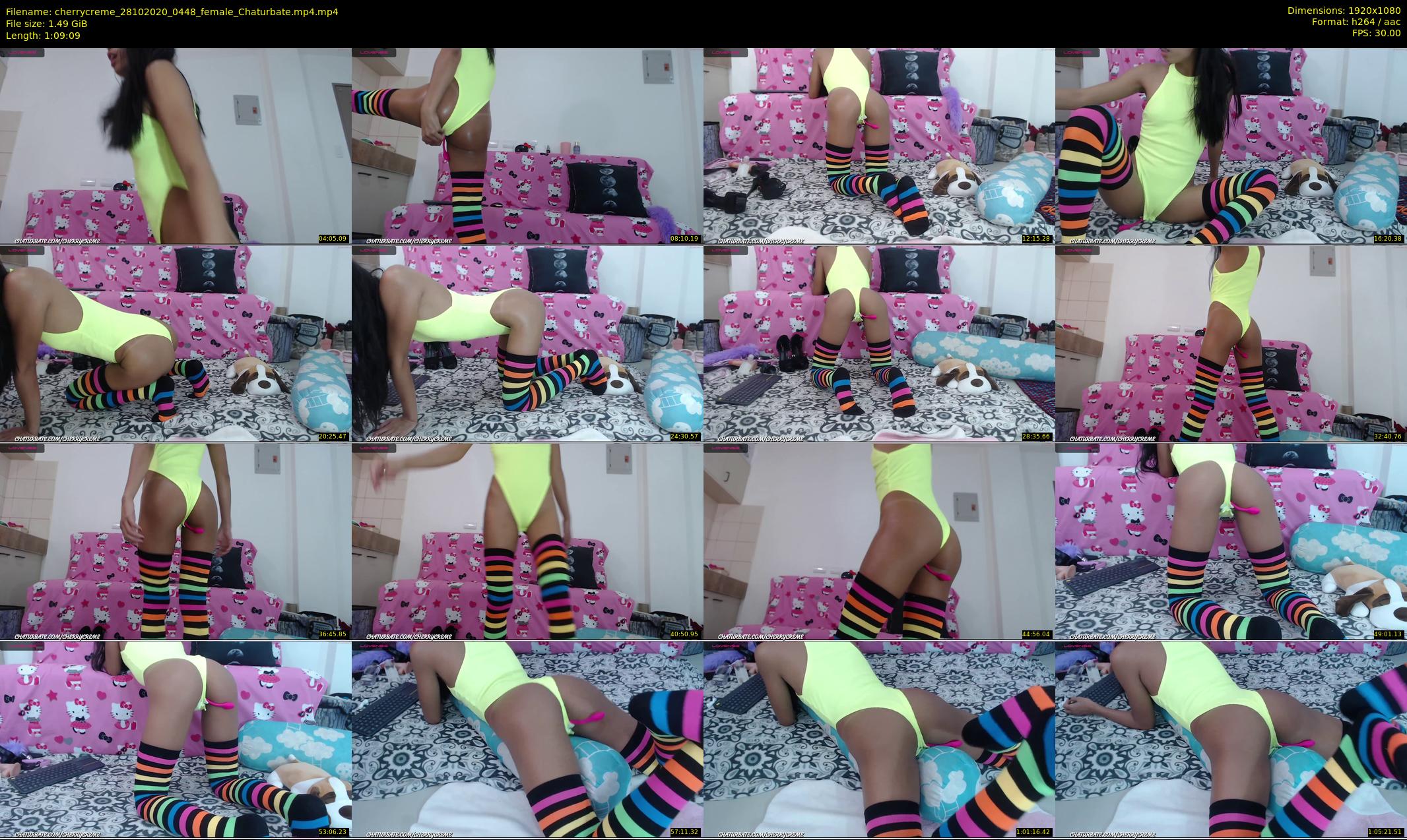 cherrycreme — 70 minute Chaturbate female cam show recording, 1080p, Oct 28, 2020