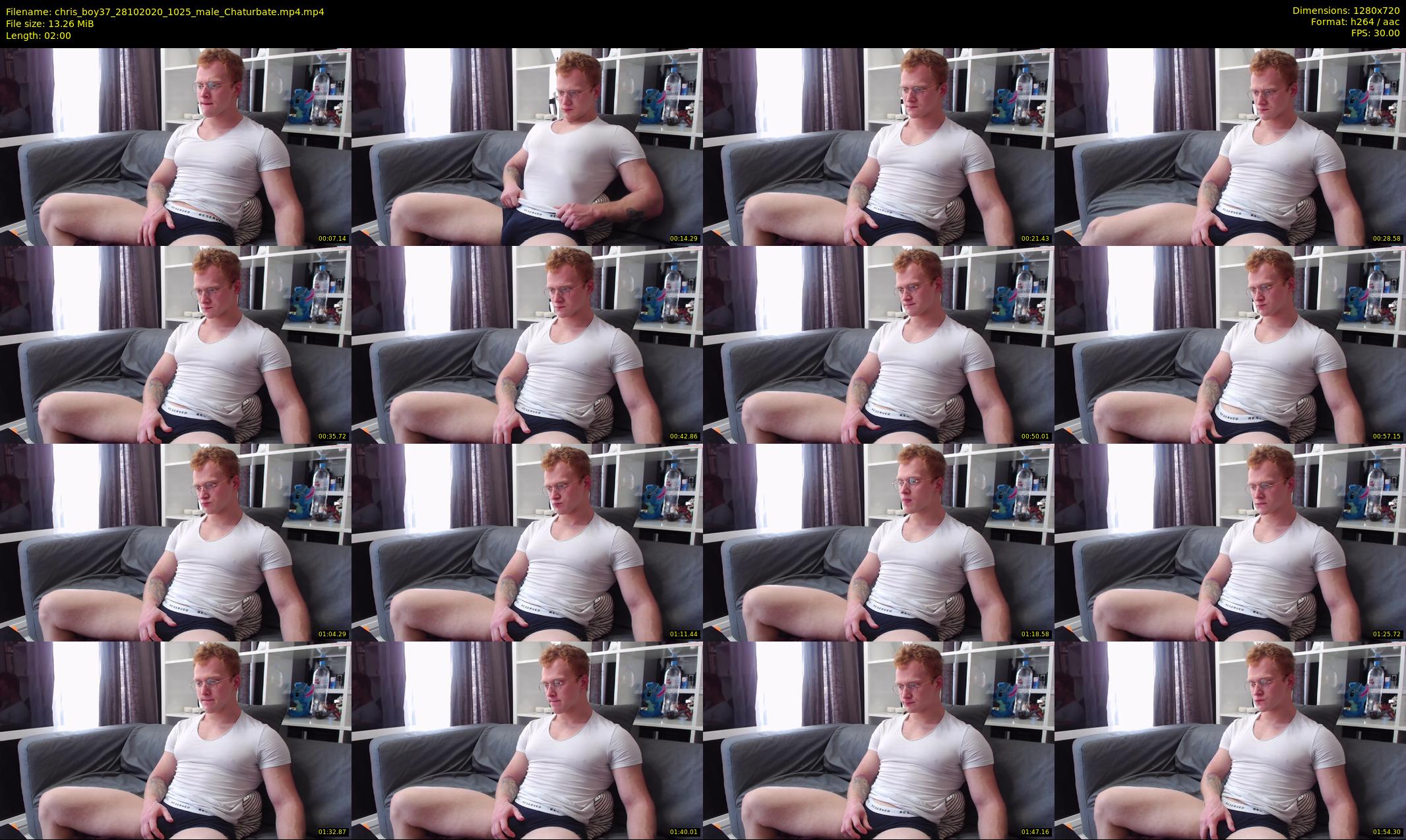 chris_boy37 — 2 minute Chaturbate male cam show recording, 720p, Oct 28, 2020
