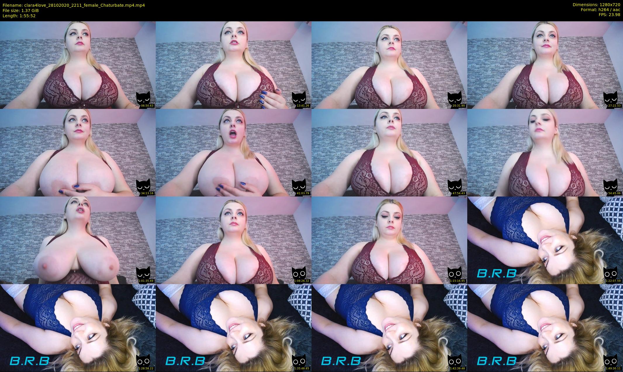 clara4love — 116 minute Chaturbate female cam show recording, 720p, Oct 28, 2020