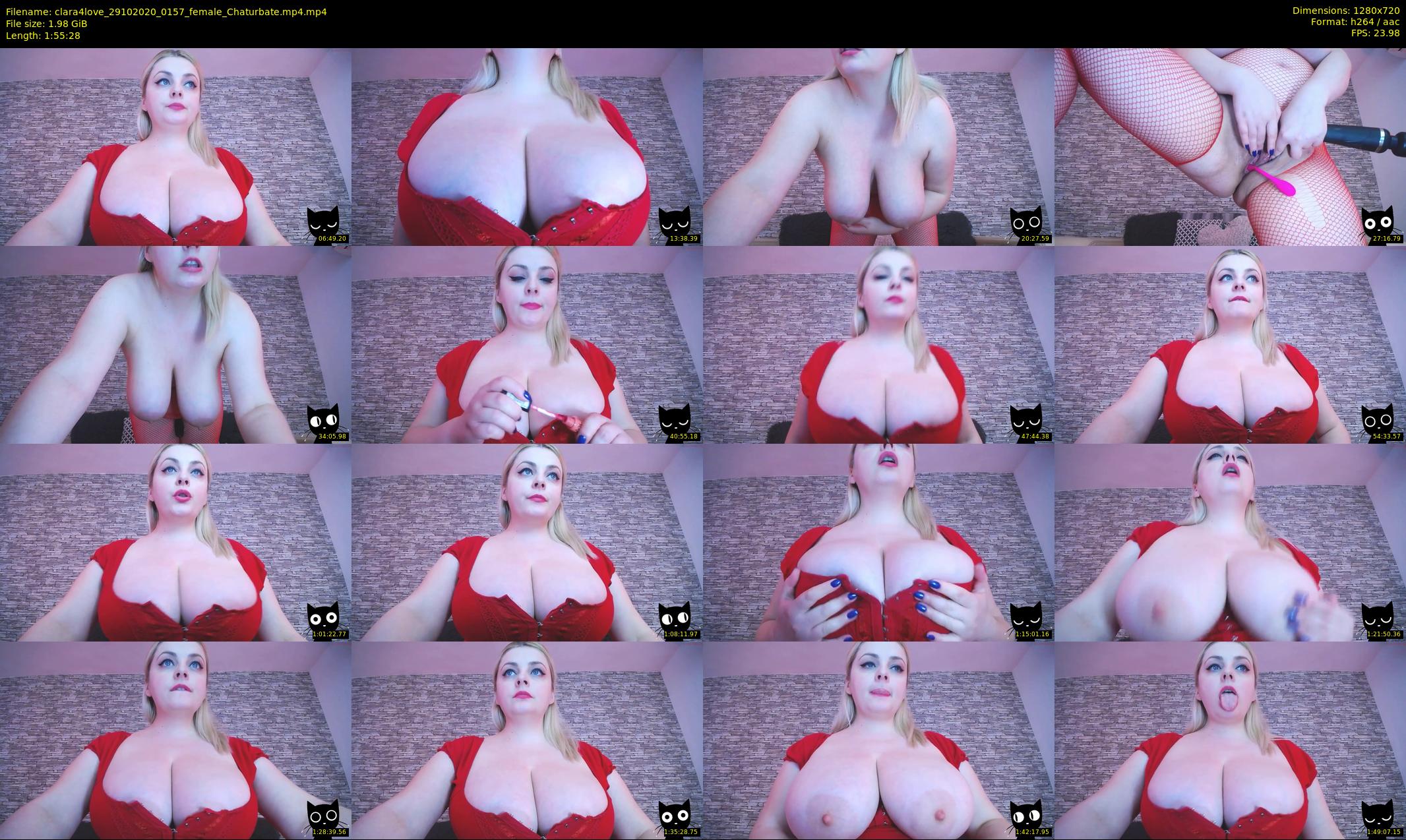 clara4love — 116 minute Chaturbate female cam show recording, 720p, Oct 29, 2020