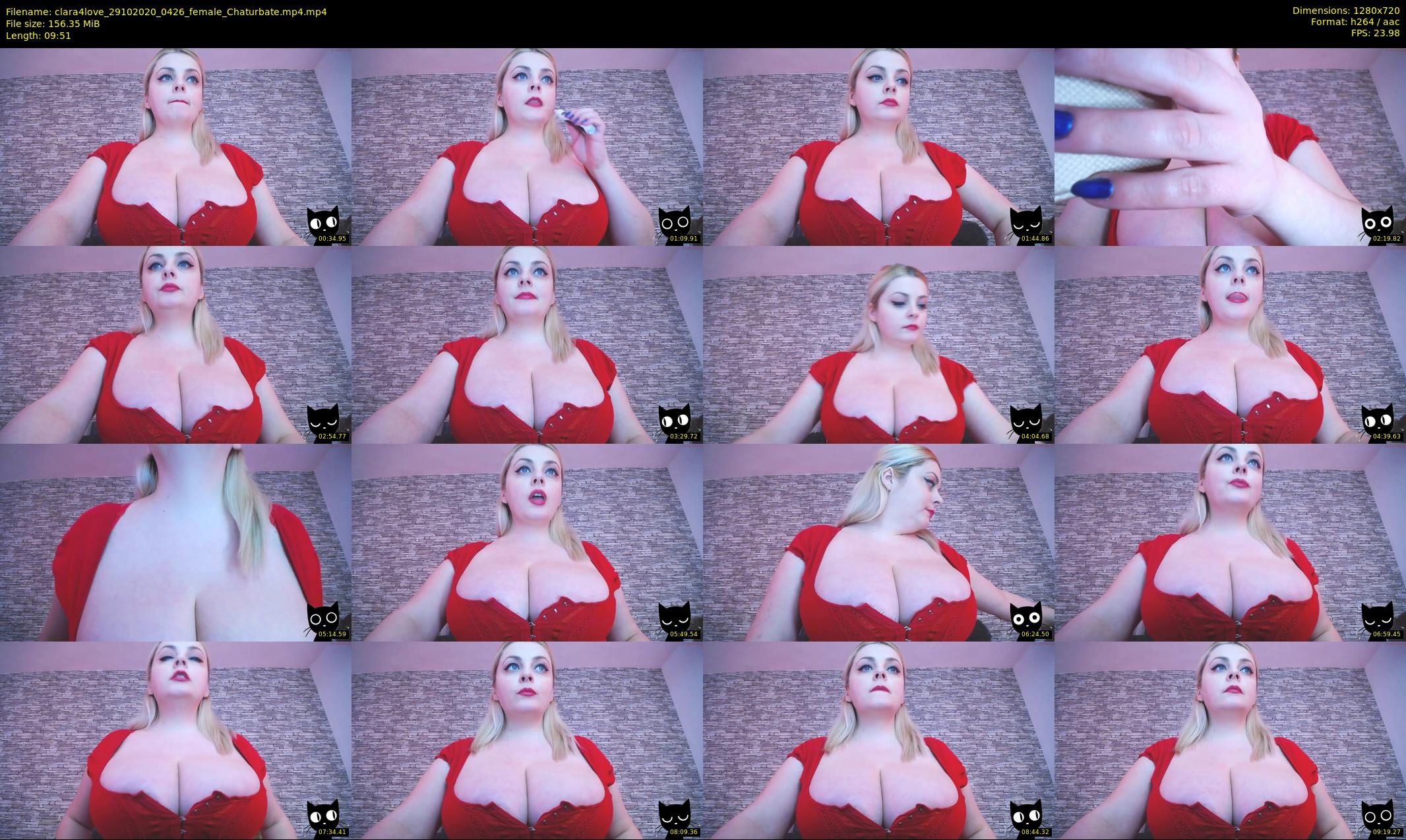 clara4love — 10 minute Chaturbate female cam show recording, 720p, Oct 29, 2020