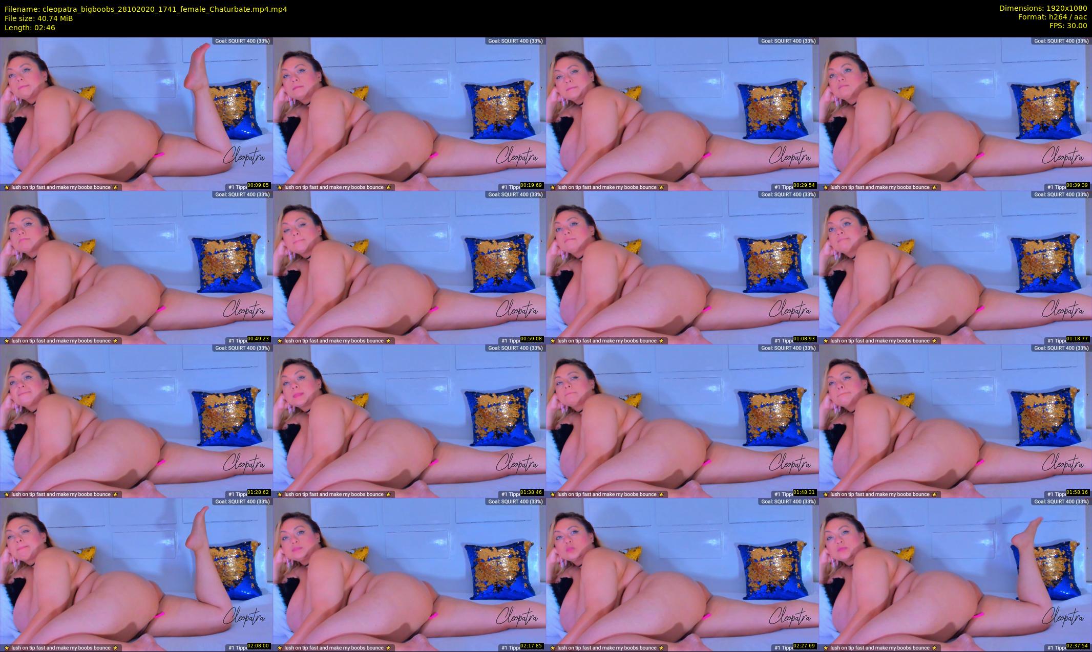 cleopatra_bigboobs — 3 minute Chaturbate female cam show recording, 1080p, Oct 28, 2020