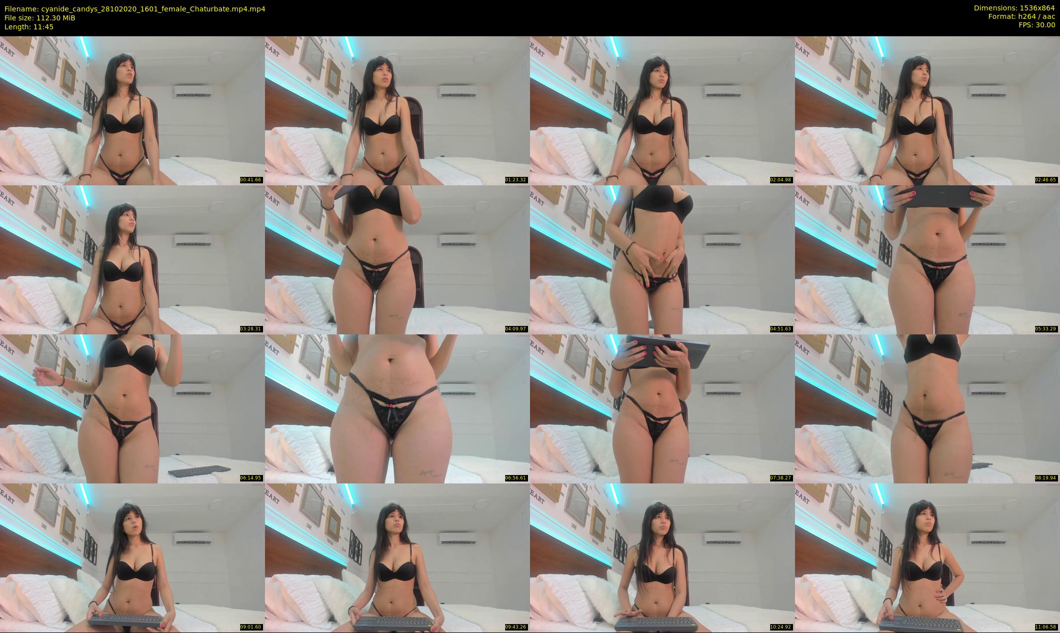 cyanide_candys — 12 minute Chaturbate female cam show recording, 720p, Oct 28, 2020