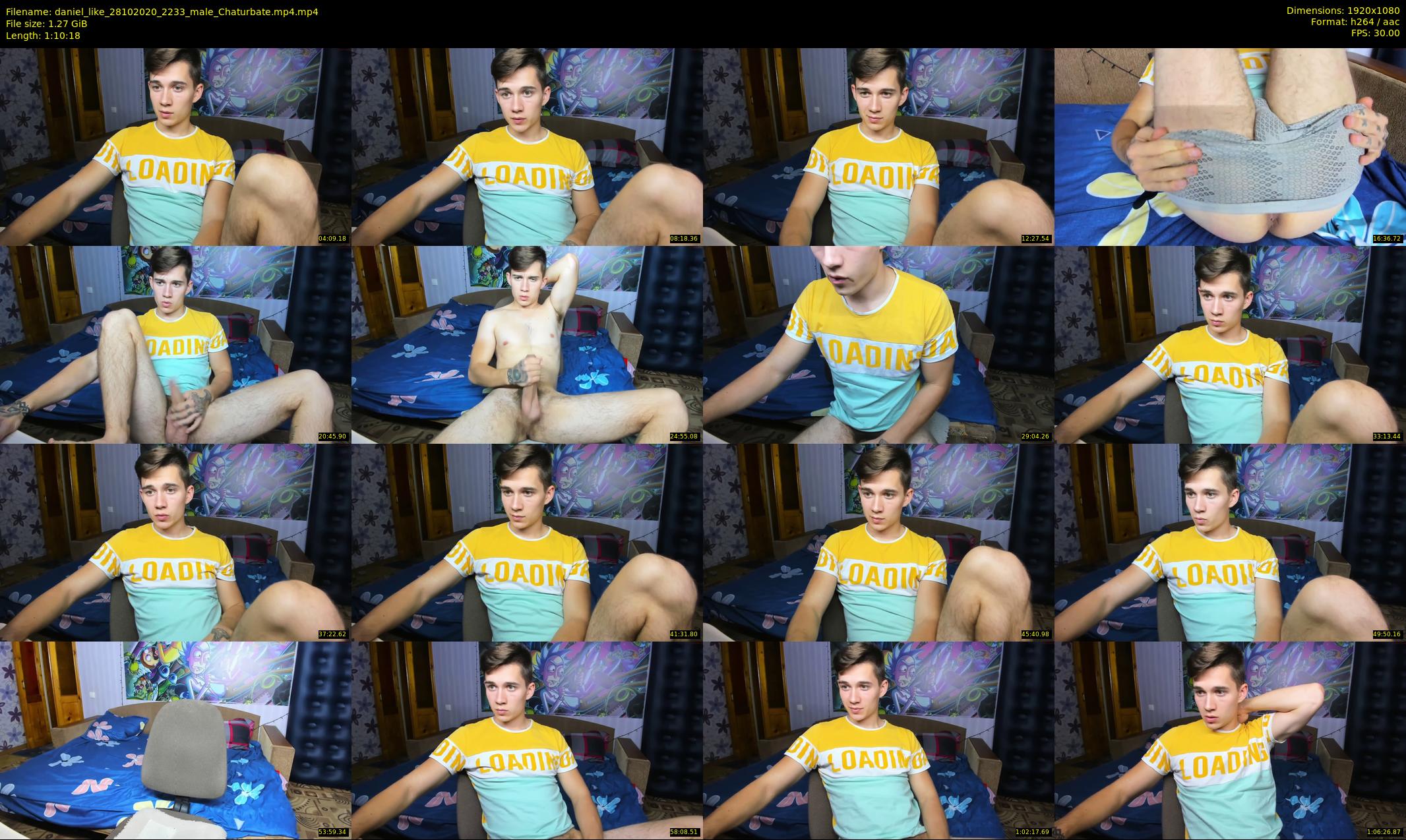 daniel_like — 71 minute Chaturbate male cam show recording, 1080p, Oct 28, 2020