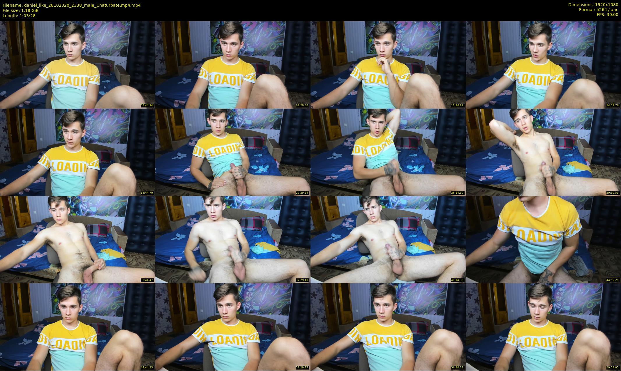 daniel_like — 64 minute Chaturbate male cam show recording, 1080p, Oct 28, 2020