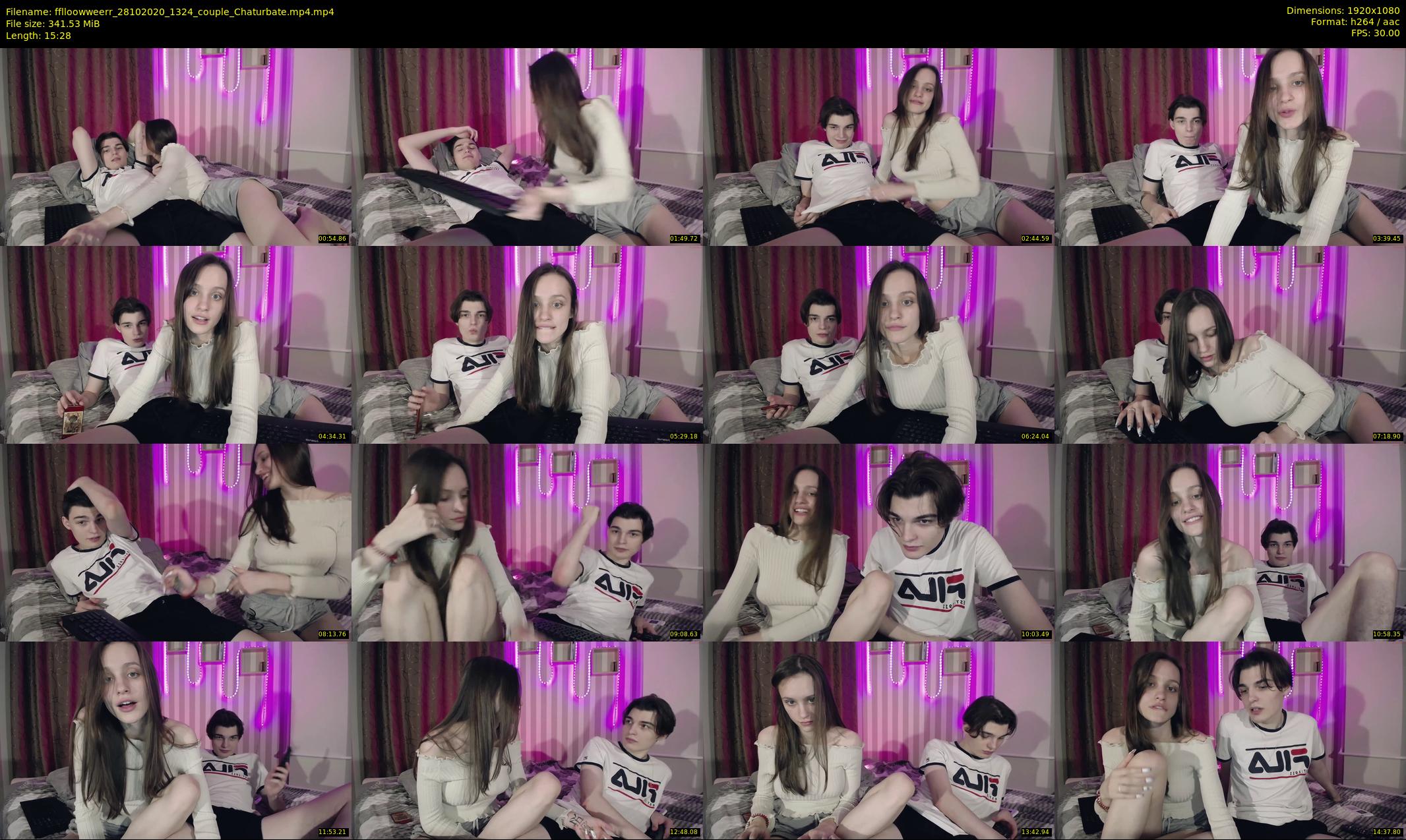 fflloowweerr — 16 minute Chaturbate couple cam show recording, 1080p, Oct 28, 2020