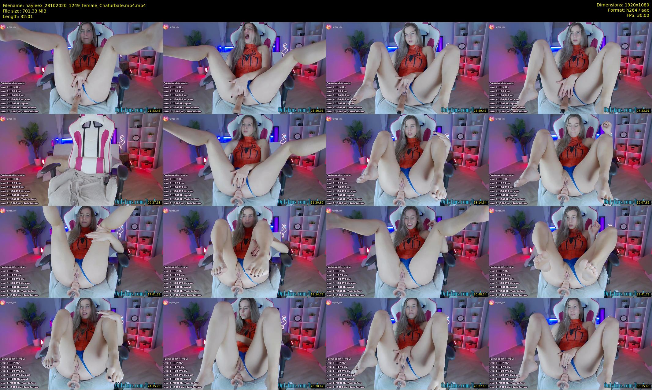 hayleex — 33 minute Chaturbate female cam show recording, 1080p, Oct 28, 2020