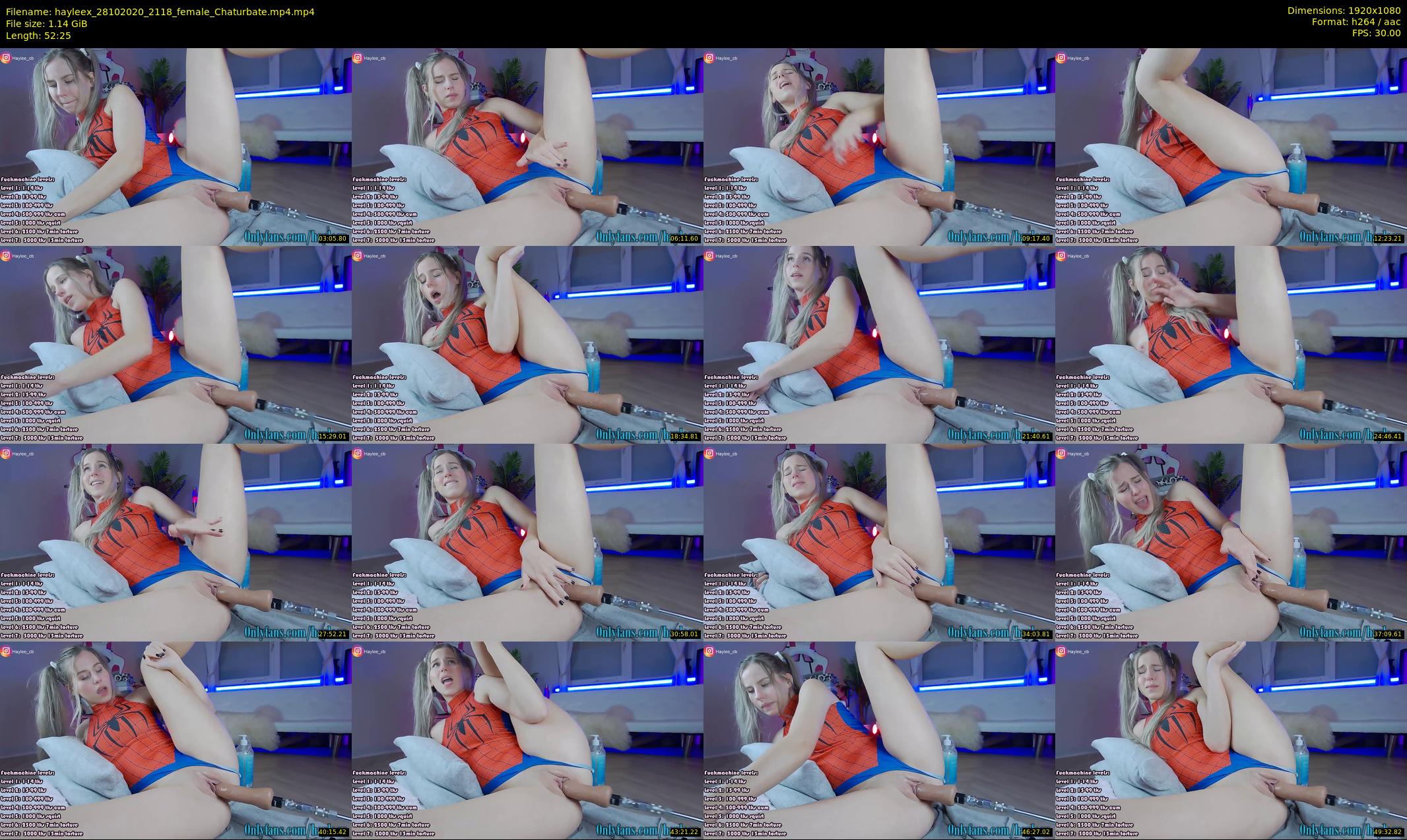 hayleex — 53 minute Chaturbate female cam show recording, 1080p, Oct 28, 2020