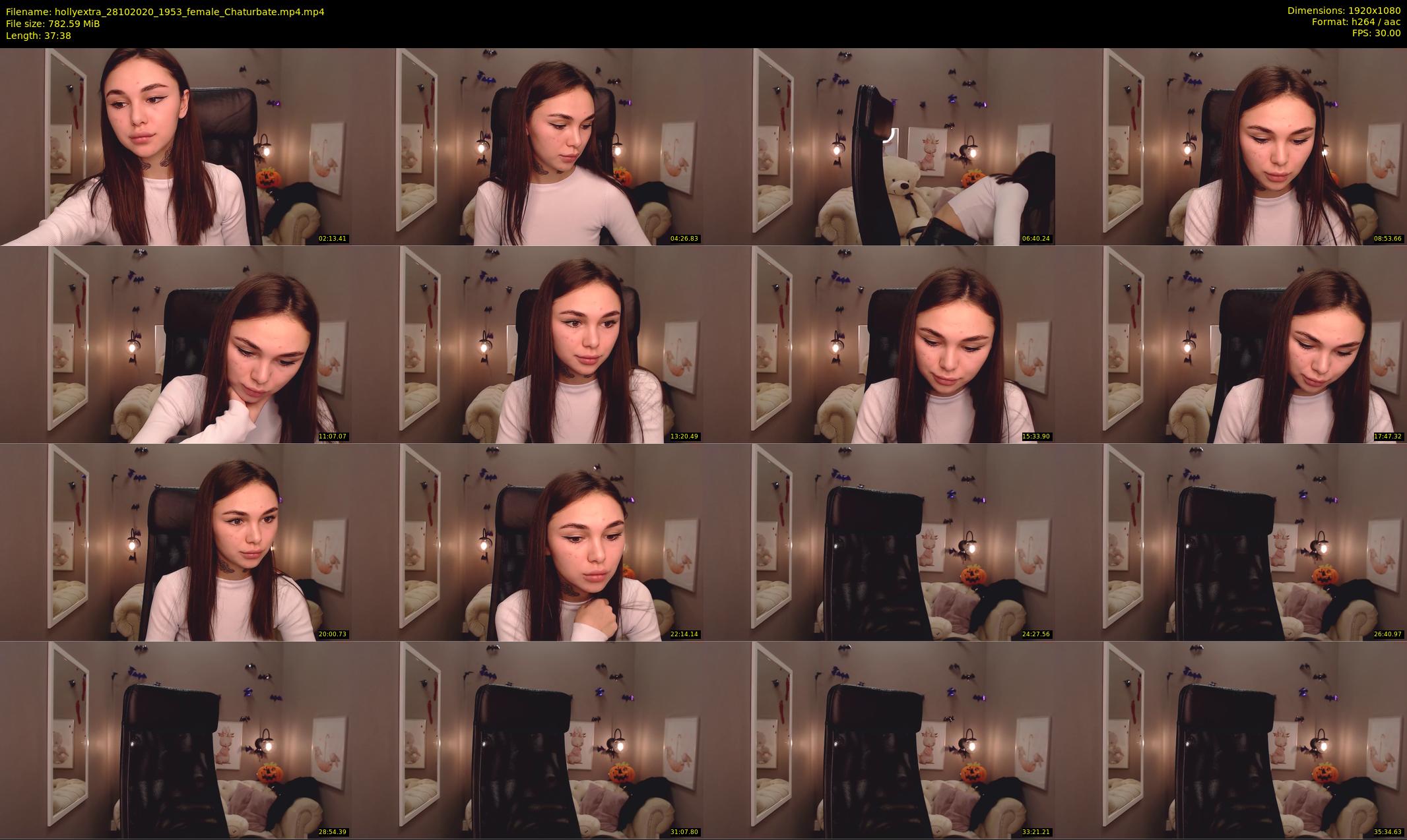 hollyextra — 38 minute Chaturbate female cam show recording, 1080p, Oct 28, 2020