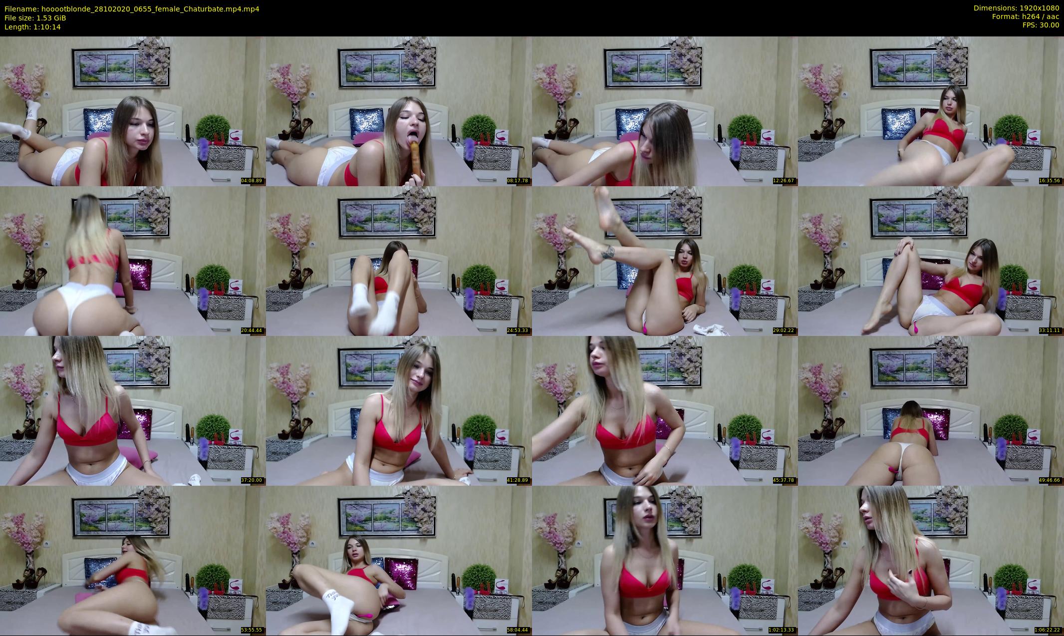 hooootblonde — 71 minute Chaturbate female cam show recording, 1080p, Oct 28, 2020