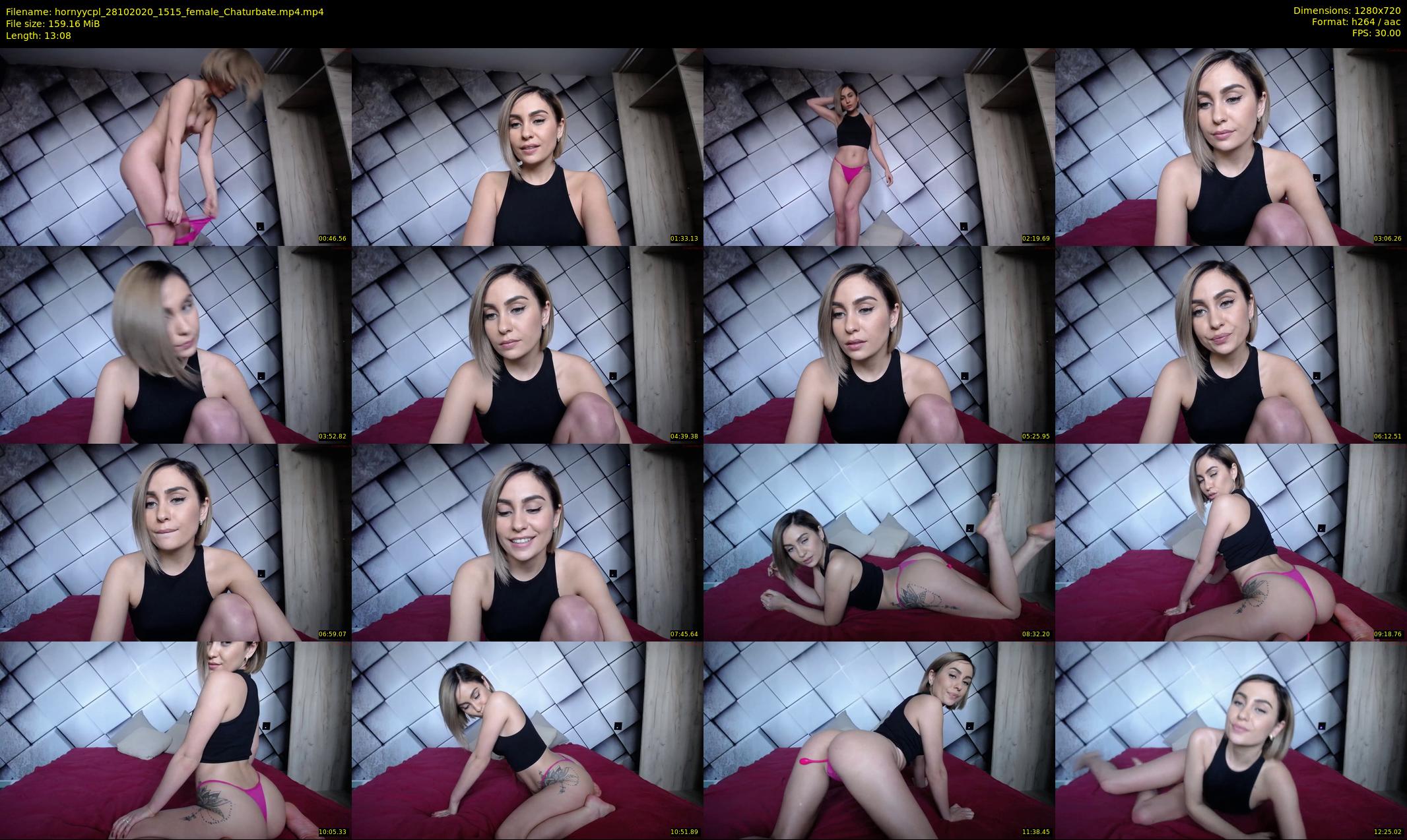 hornyycpl — 14 minute Chaturbate couple cam show recording, 720p, Oct 28, 2020