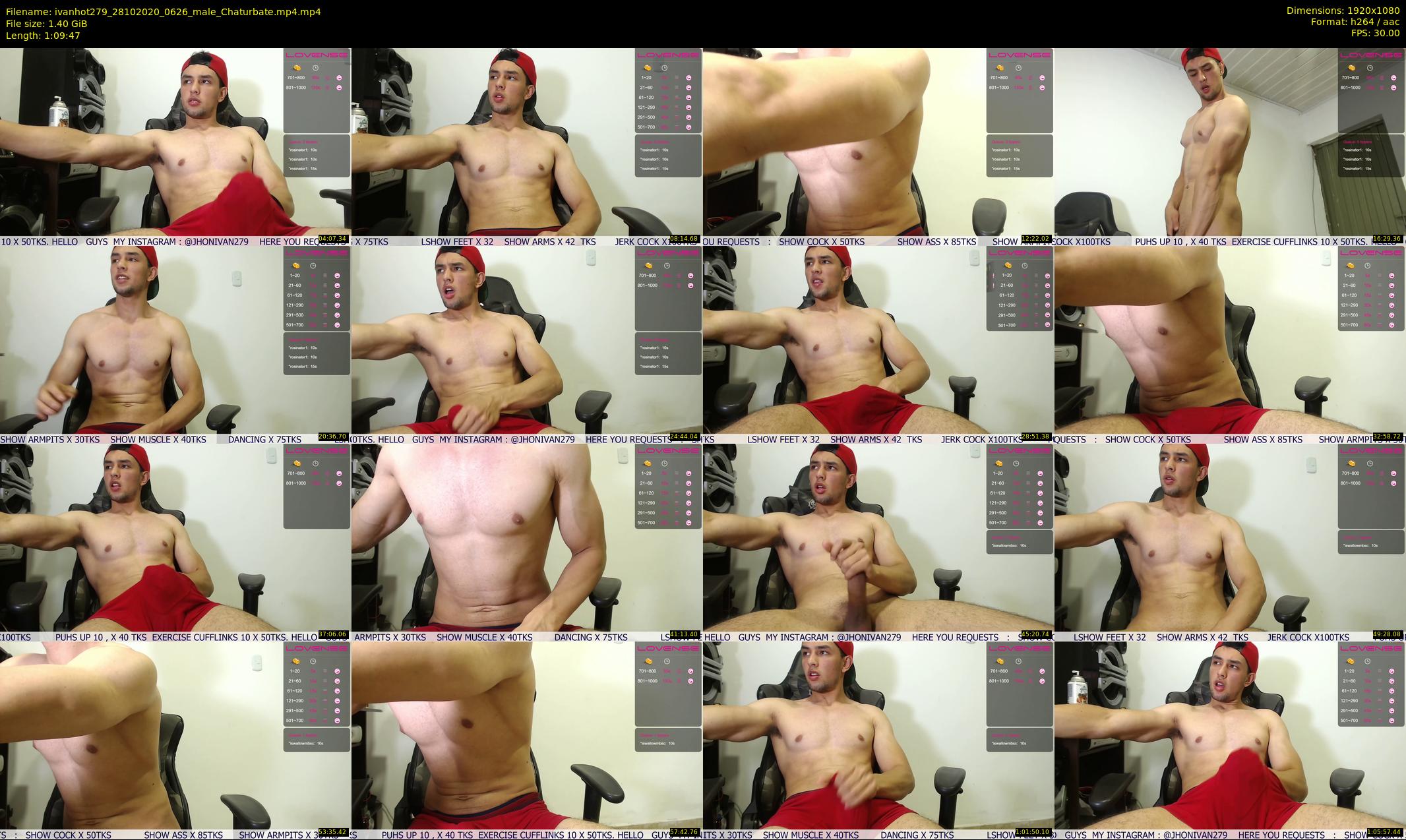 ivanhot279 — 70 minute Chaturbate male cam show recording, 1080p, Oct 28, 2020