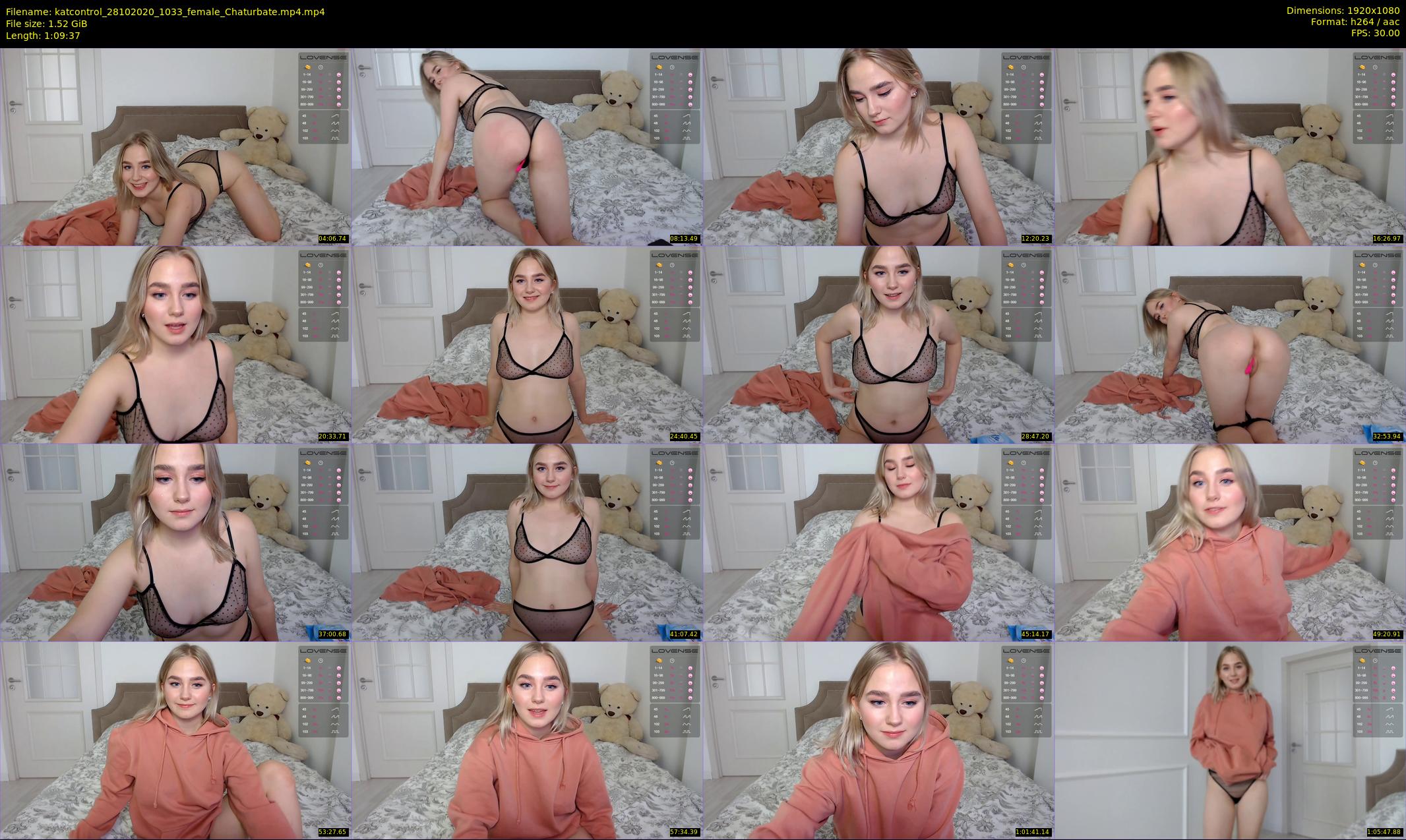 katcontrol — 70 minute Chaturbate female cam show recording, 1080p, Oct 28, 2020
