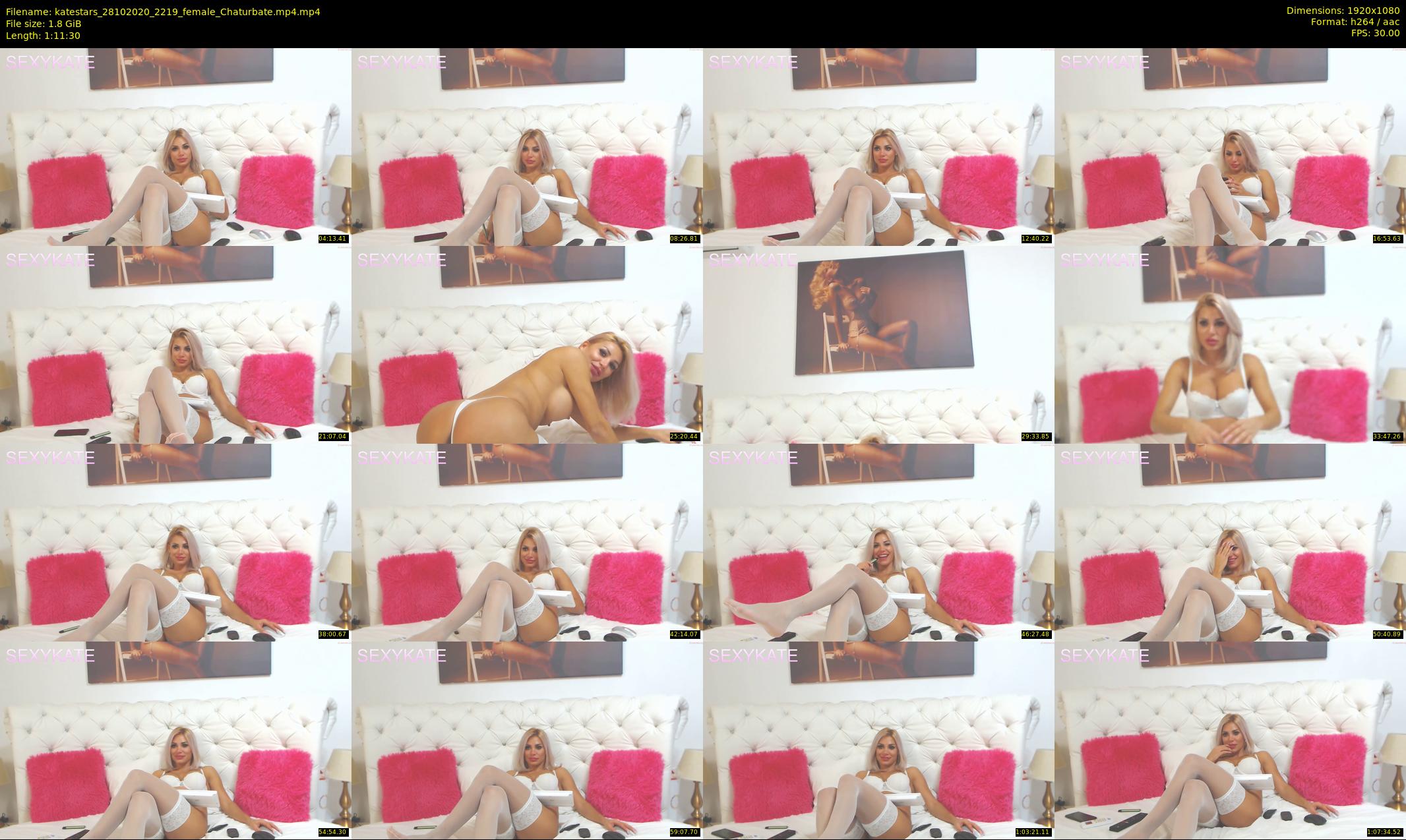 katestars — 72 minute Chaturbate female cam show recording, 1080p, Oct 28, 2020