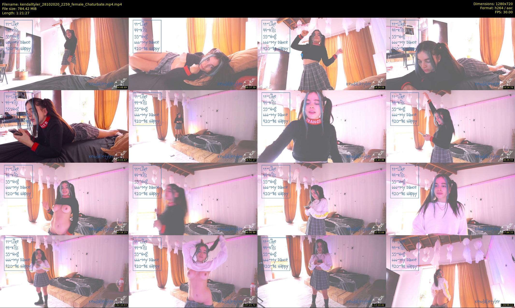 kendalltyler — 82 minute Chaturbate female cam show recording, 720p, Oct 28, 2020