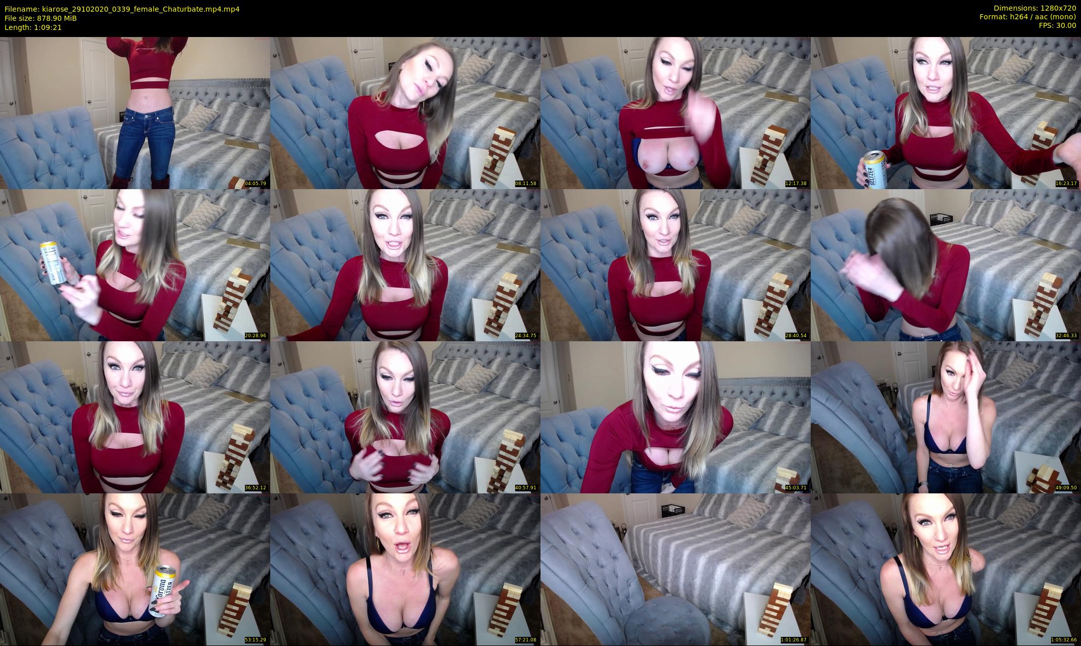 kiarose — 70 minute Chaturbate female cam show recording, 720p, Oct 29, 2020