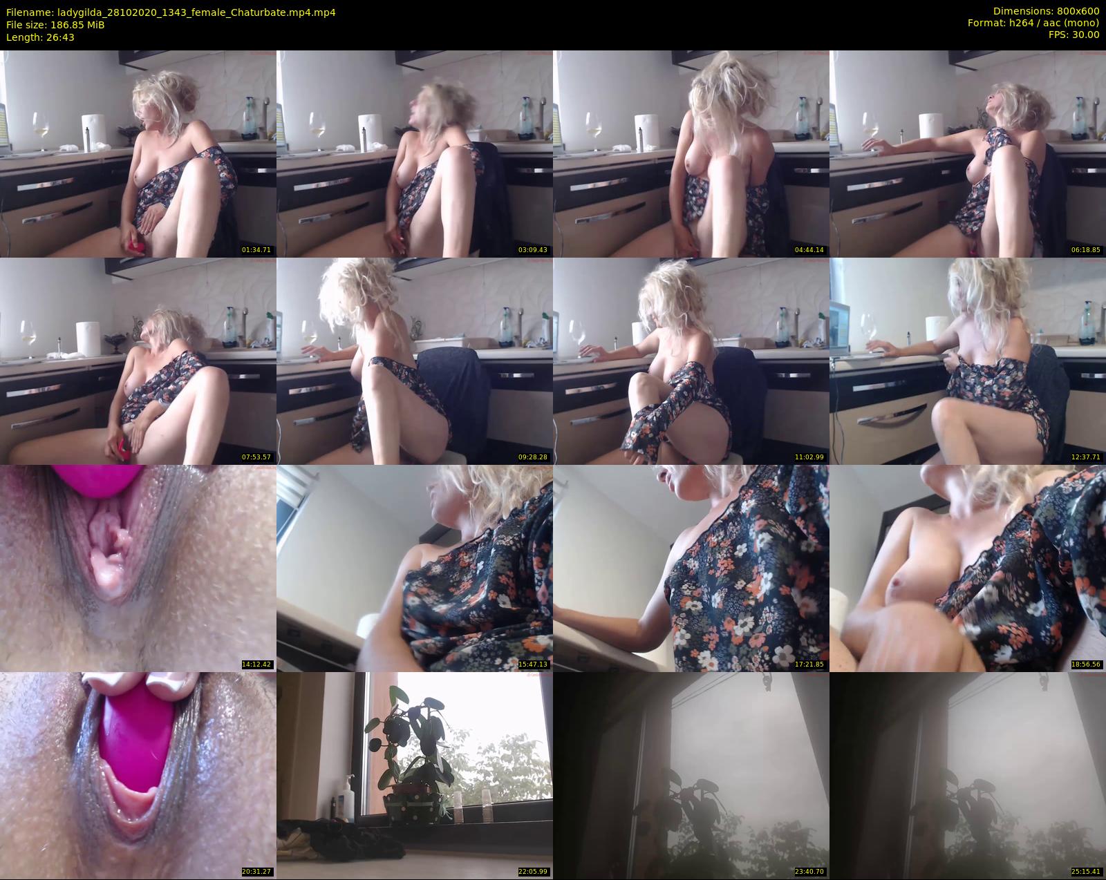 ladygilda — 27 minute Chaturbate female cam show recording, 480p, Oct 28, 2020