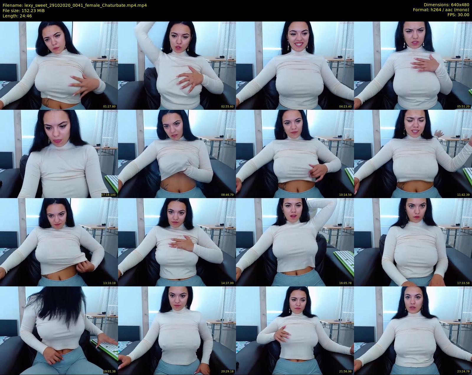 lexy_sweet — 25 minute Chaturbate female cam show recording, 480p, Oct 29, 2020
