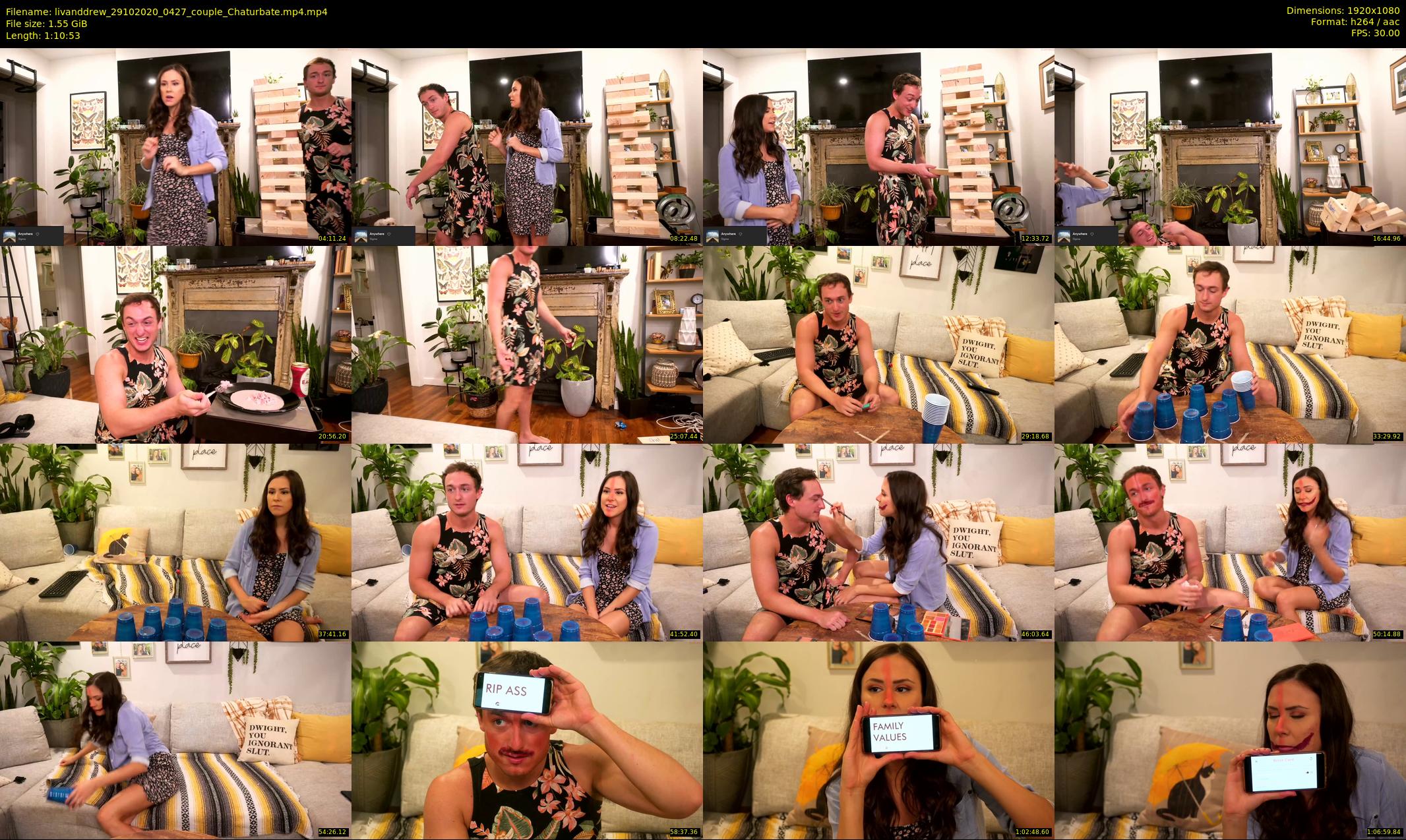 livanddrew — 71 minute Chaturbate couple cam show recording, 1080p, Oct 29, 2020