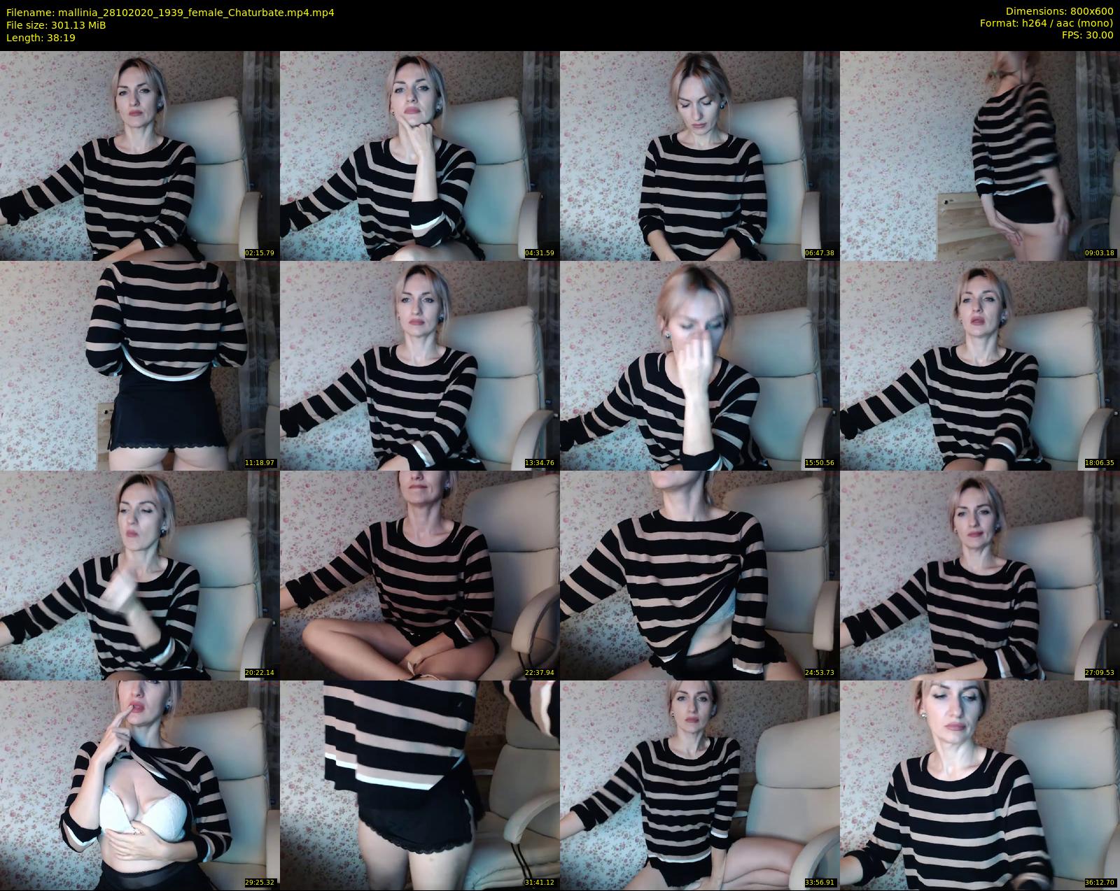 mallinia — 39 minute Chaturbate female cam show recording, 480p, Oct 28, 2020