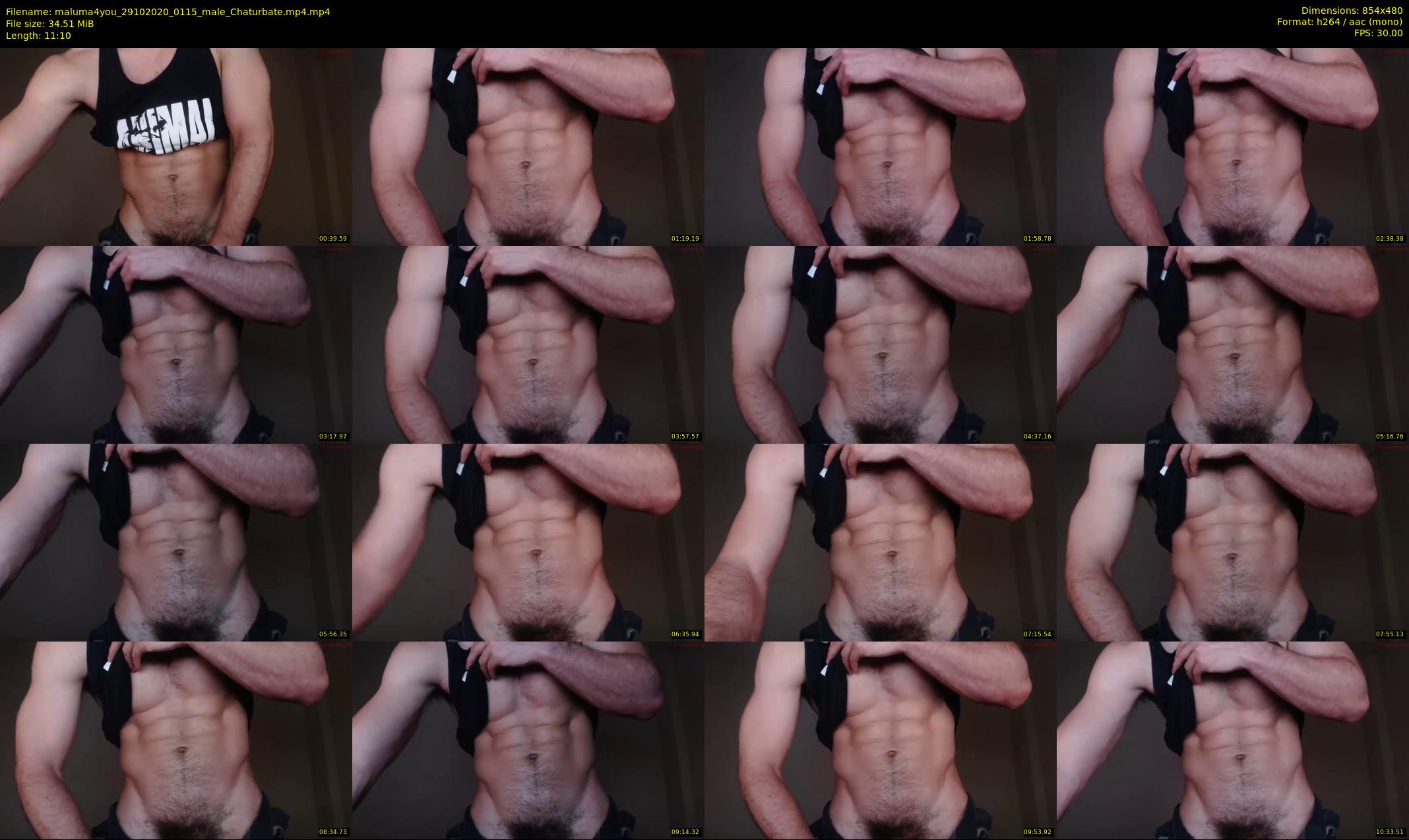 maluma4you — 12 minute Chaturbate male cam show recording, 480p, Oct 29, 2020