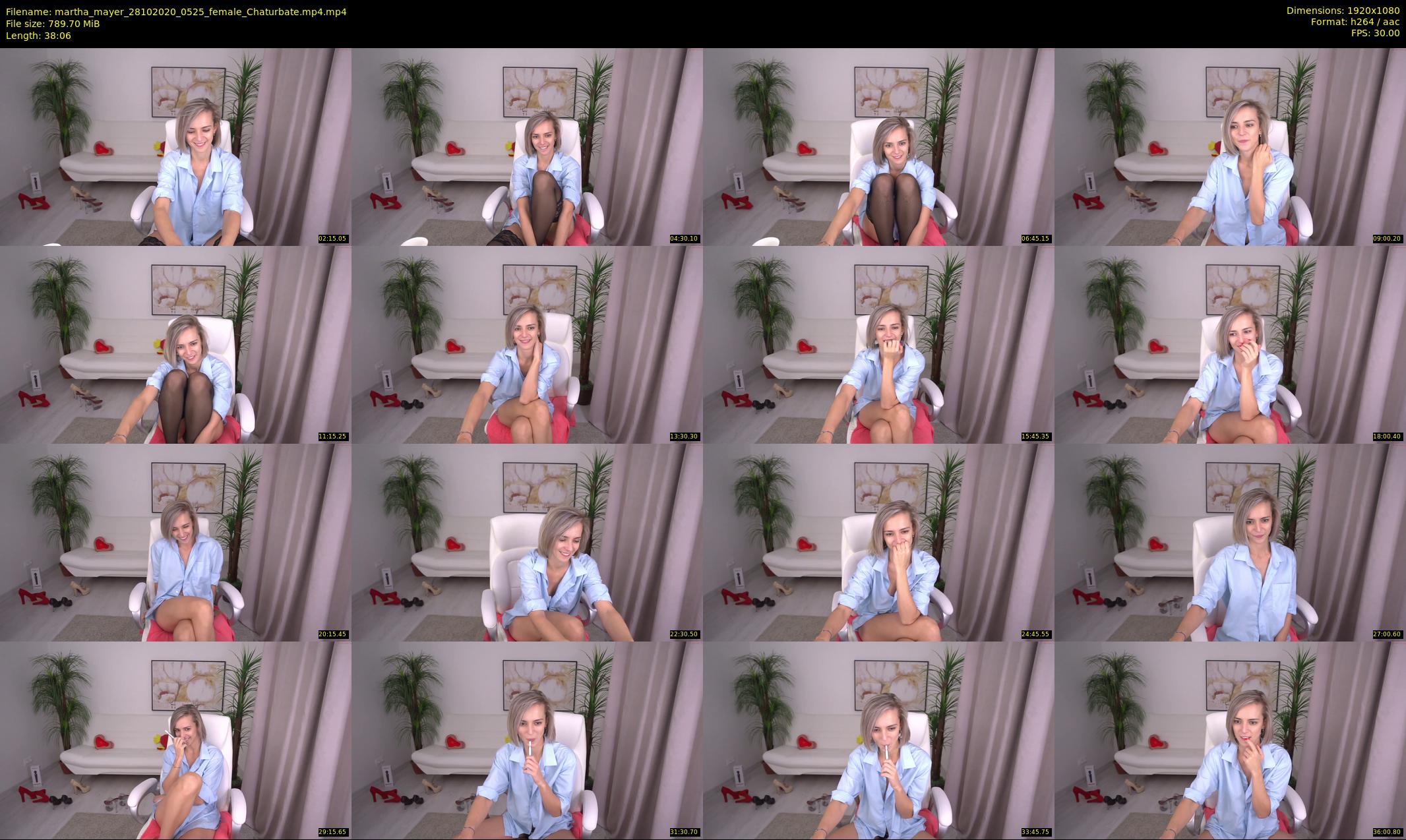 martha_mayer — 39 minute Chaturbate female cam show recording, 1080p, Oct 28, 2020