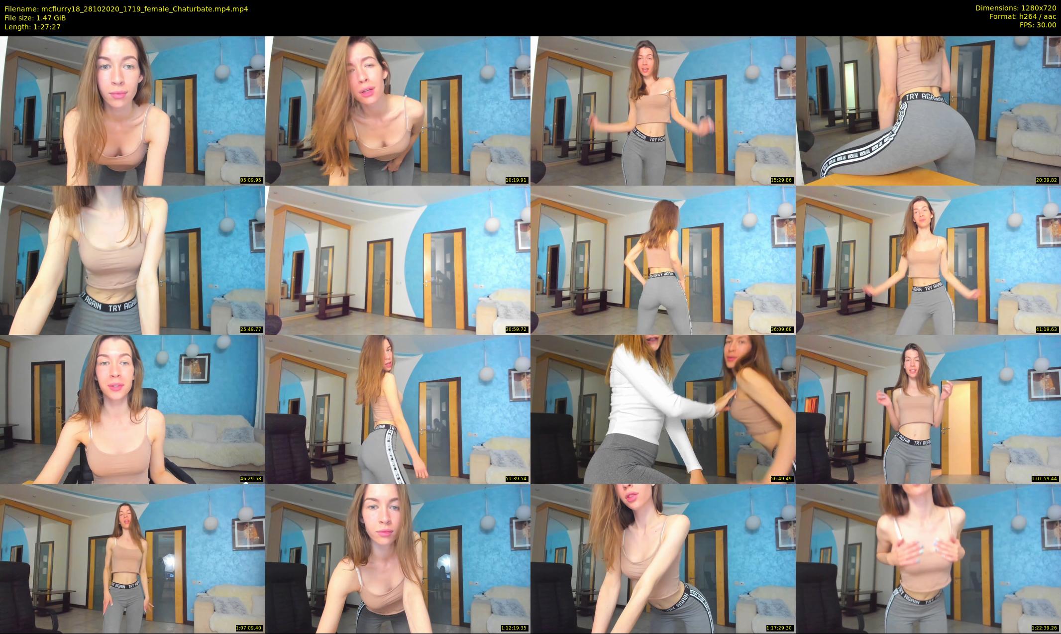mcflurry18 — 88 minute Chaturbate female cam show recording, 720p, Oct 28, 2020
