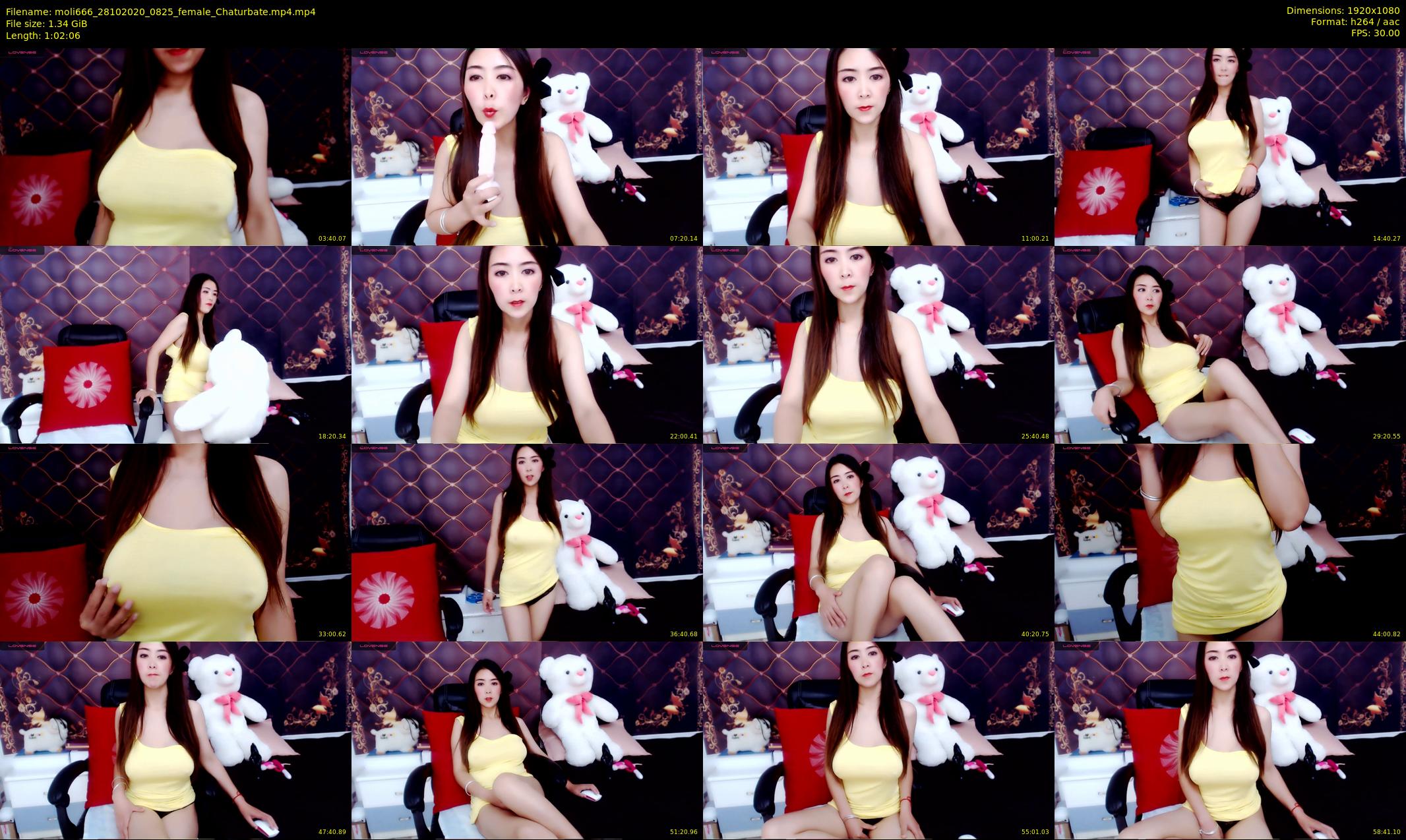 moli666 — 63 minute Chaturbate female cam show recording, 1080p, Oct 28, 2020