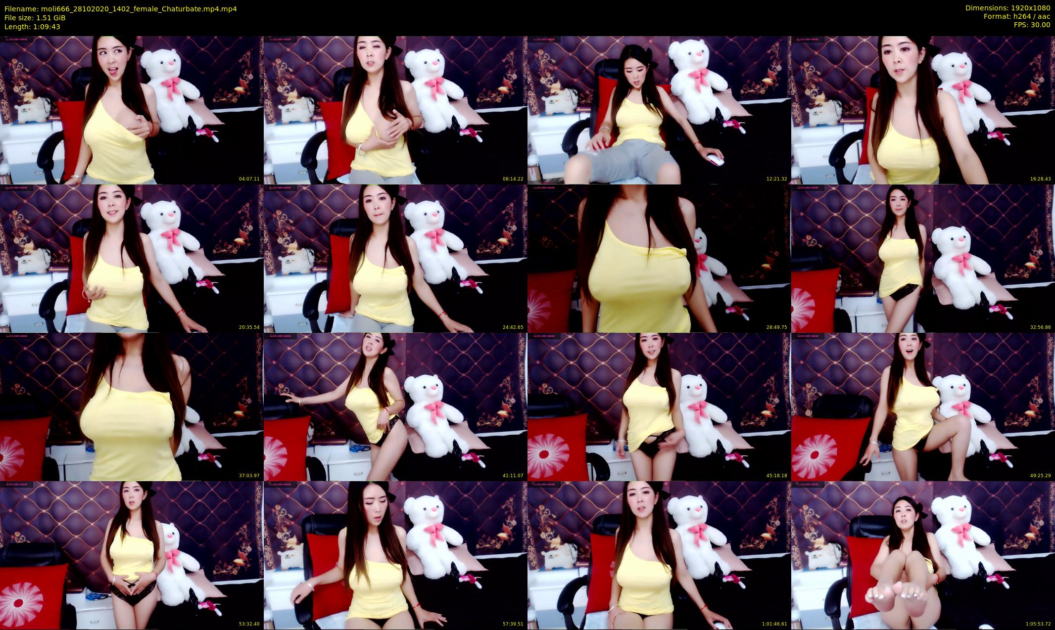 moli666 — 70 minute Chaturbate female cam show recording, 1080p, Oct 28, 2020