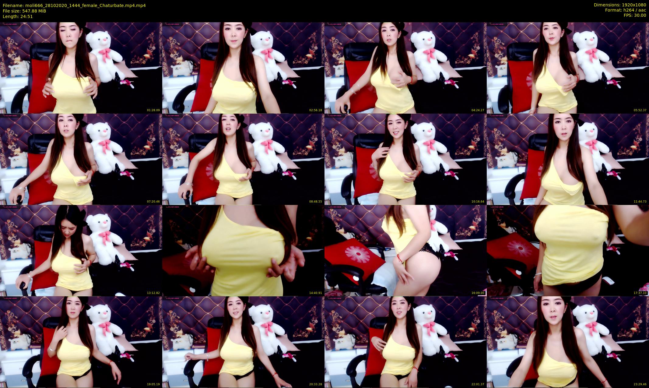 moli666 — 25 minute Chaturbate female cam show recording, 1080p, Oct 28, 2020