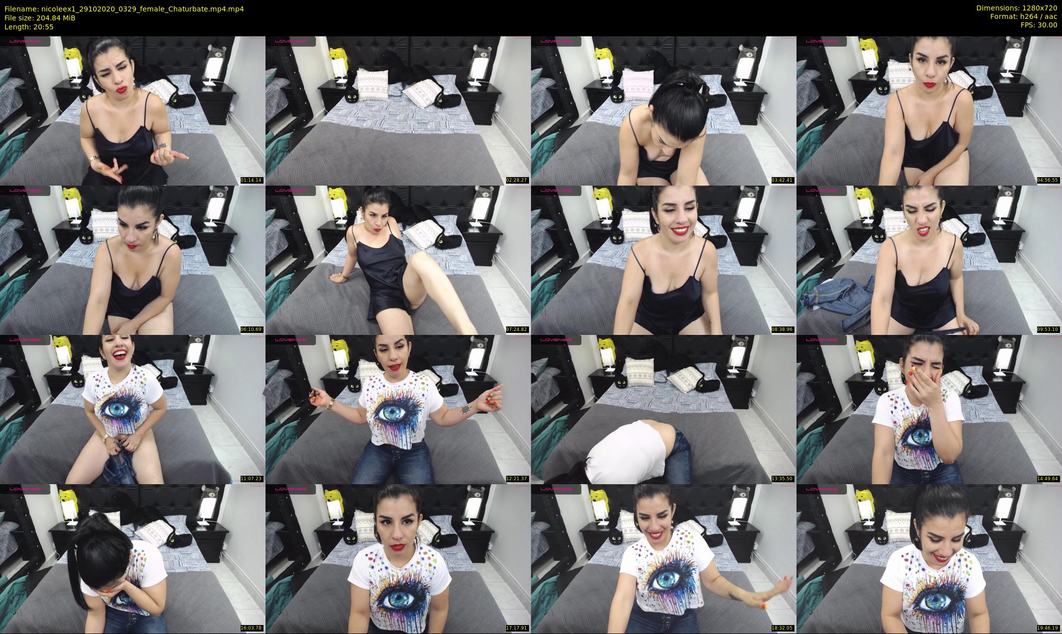 nicoleex1 — 21 minute Chaturbate female cam show recording, 720p, Oct 29, 2020