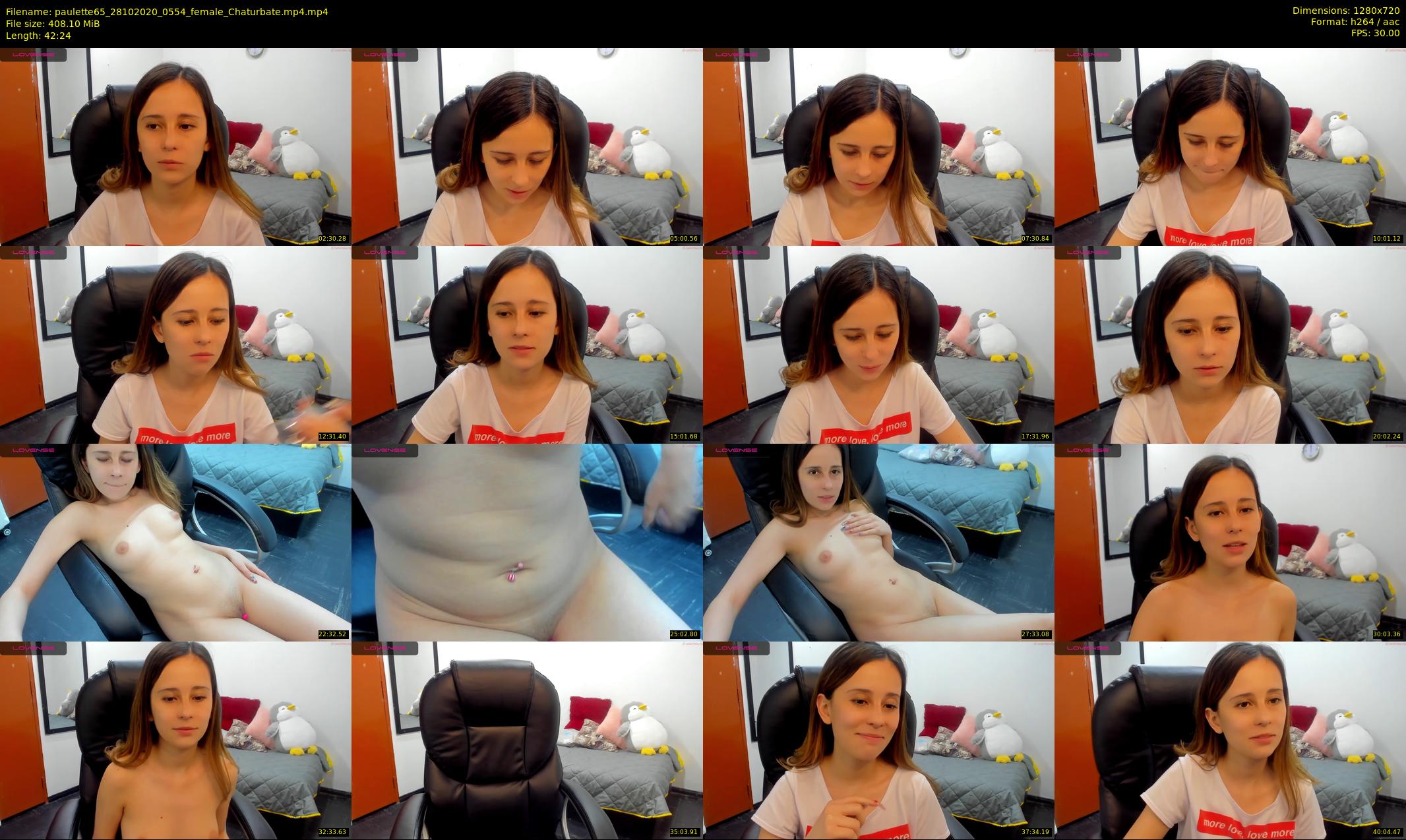 paulette65 — 43 minute Chaturbate female cam show recording, 720p, Oct 28, 2020