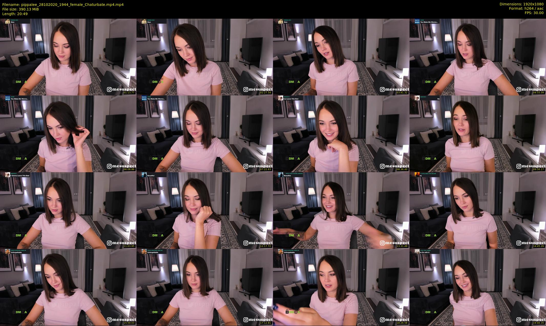pippalee — 21 minute Chaturbate female cam show recording, 1080p, Oct 28, 2020