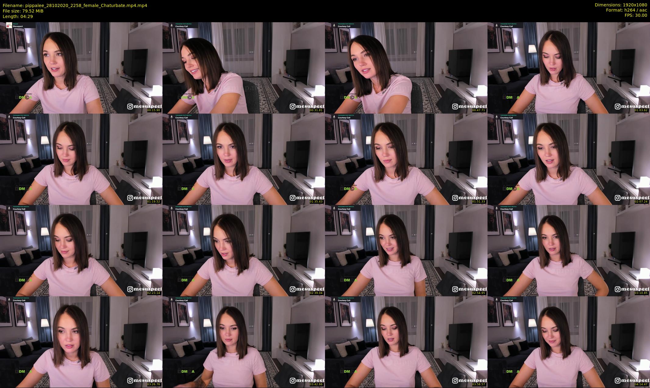 pippalee — 5 minute Chaturbate female cam show recording, 1080p, Oct 28, 2020