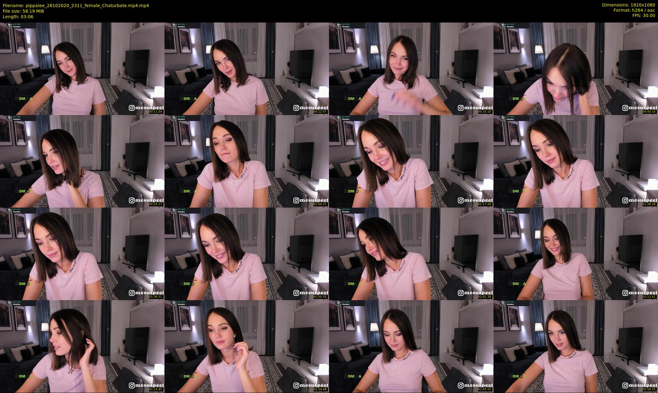 pippalee — 4 minute Chaturbate female cam show recording, 1080p, Oct 28, 2020