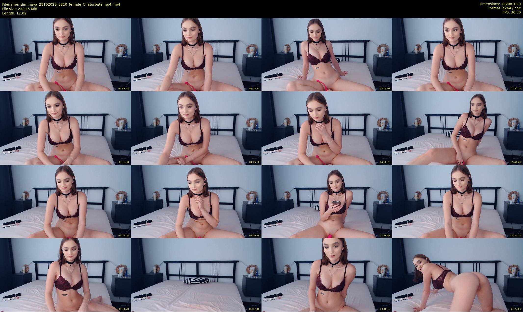 slimmaya — 13 minute Chaturbate female cam show recording, 1080p, Oct 28, 2020