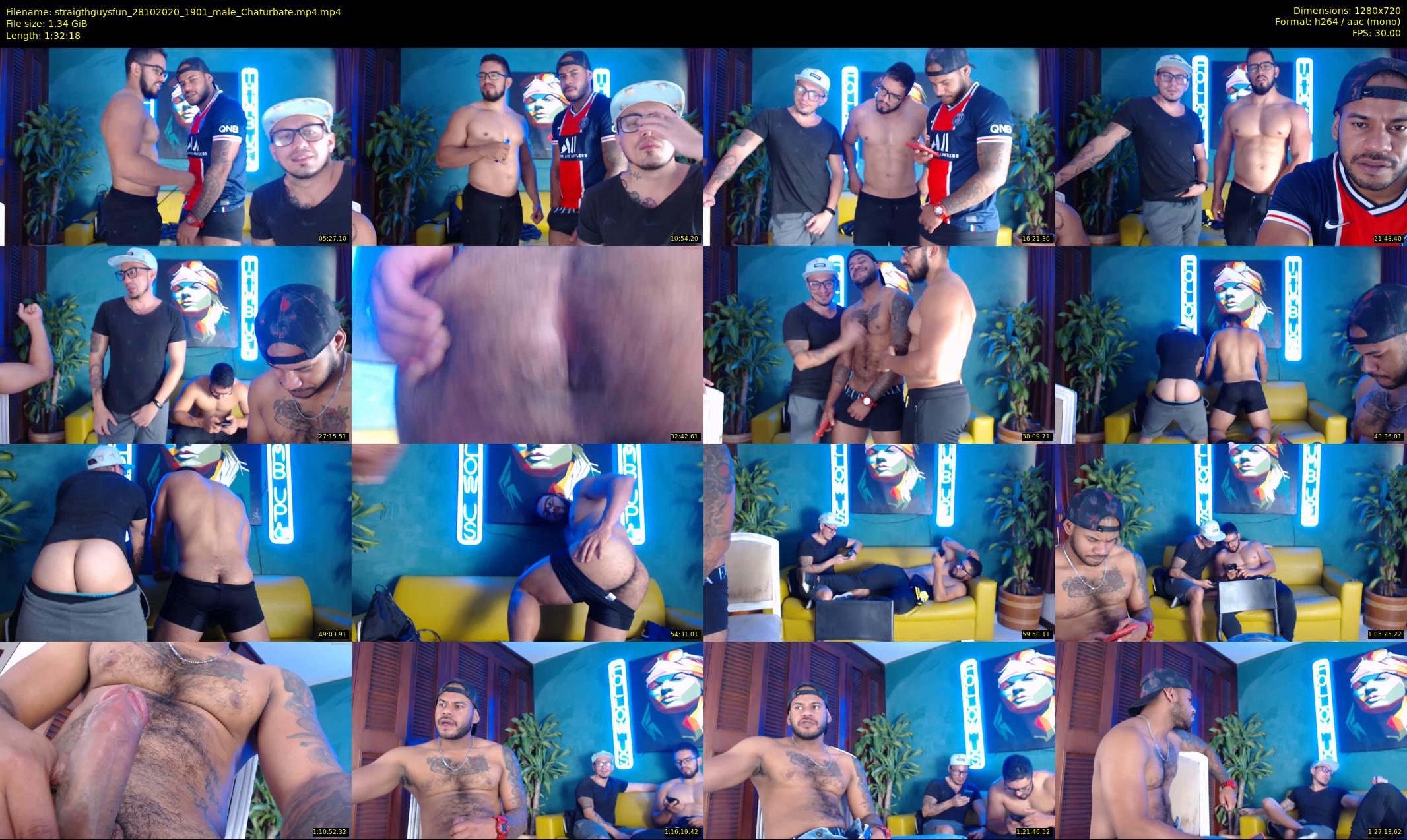 straigthguysfun — 93 minute Chaturbate male cam show recording, 720p, Oct 28, 2020
