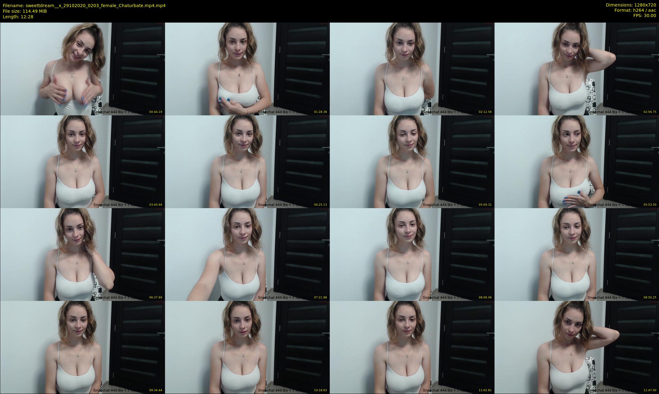 sweettdream__x — 13 minute Chaturbate female cam show recording, 720p, Oct 29, 2020