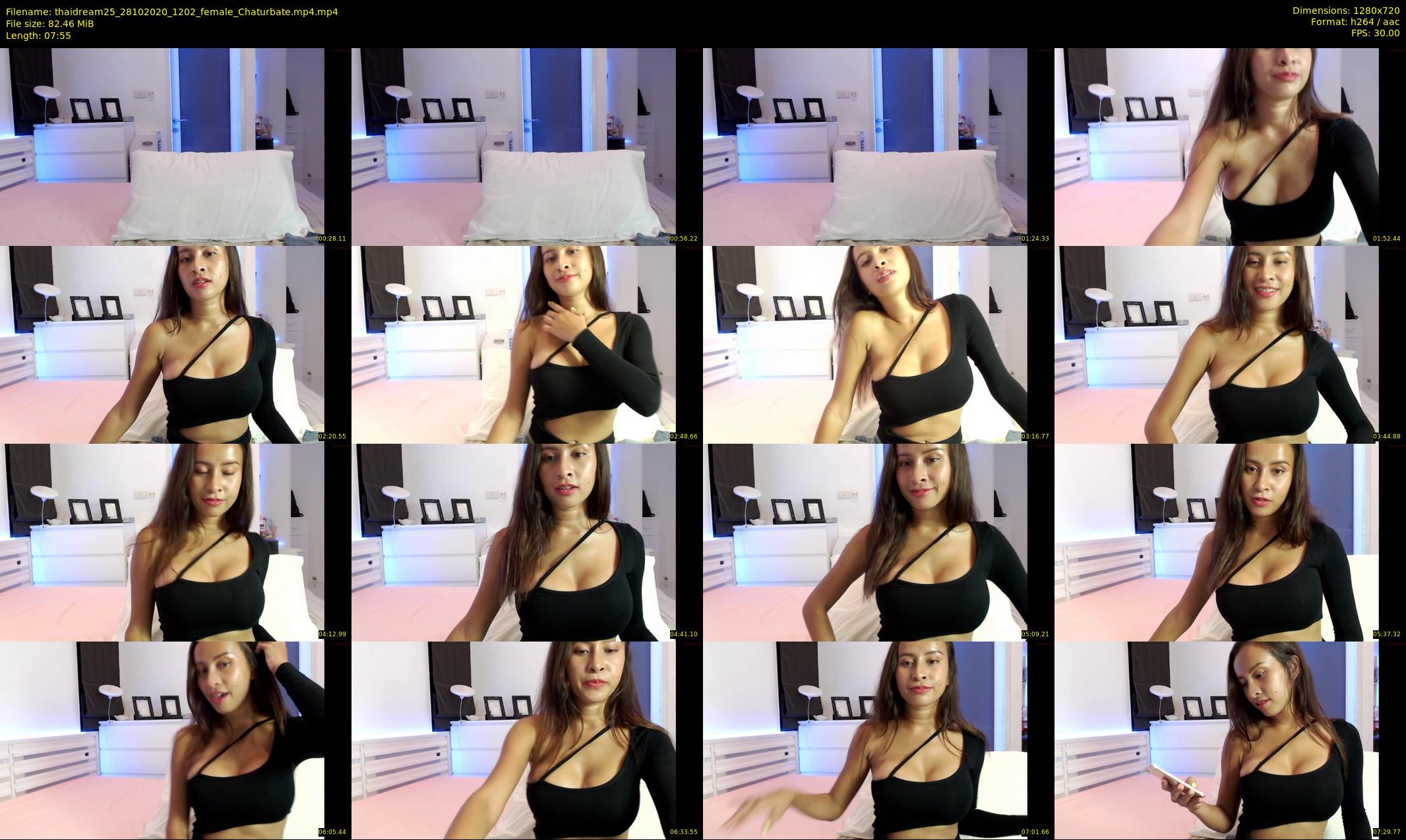 thaidream25 — 8 minute Chaturbate female cam show recording, 720p, Oct 28, 2020
